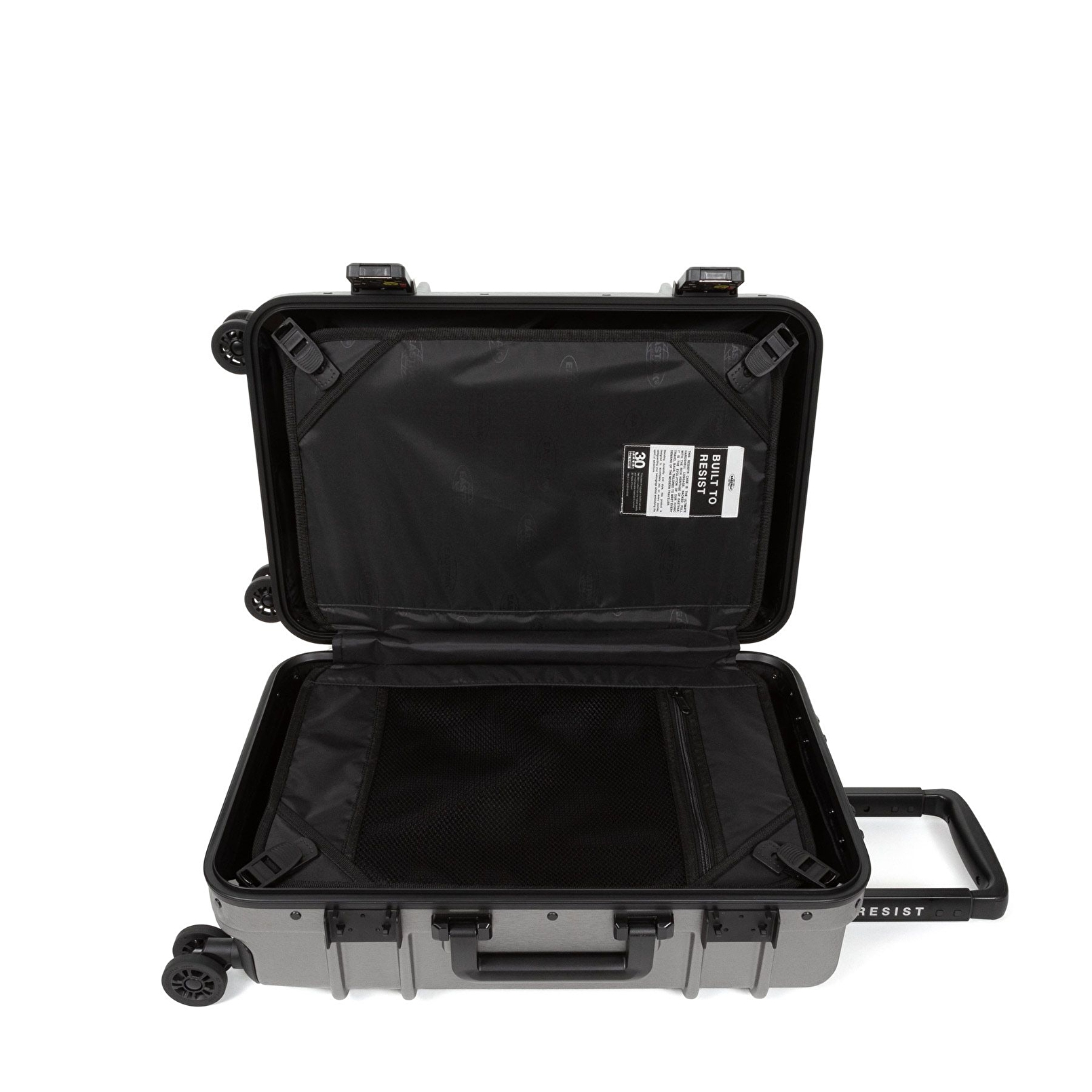 Eastpak RESIST'R CASE S BRUSHED METAL TEKERLEKLİ VALİZ