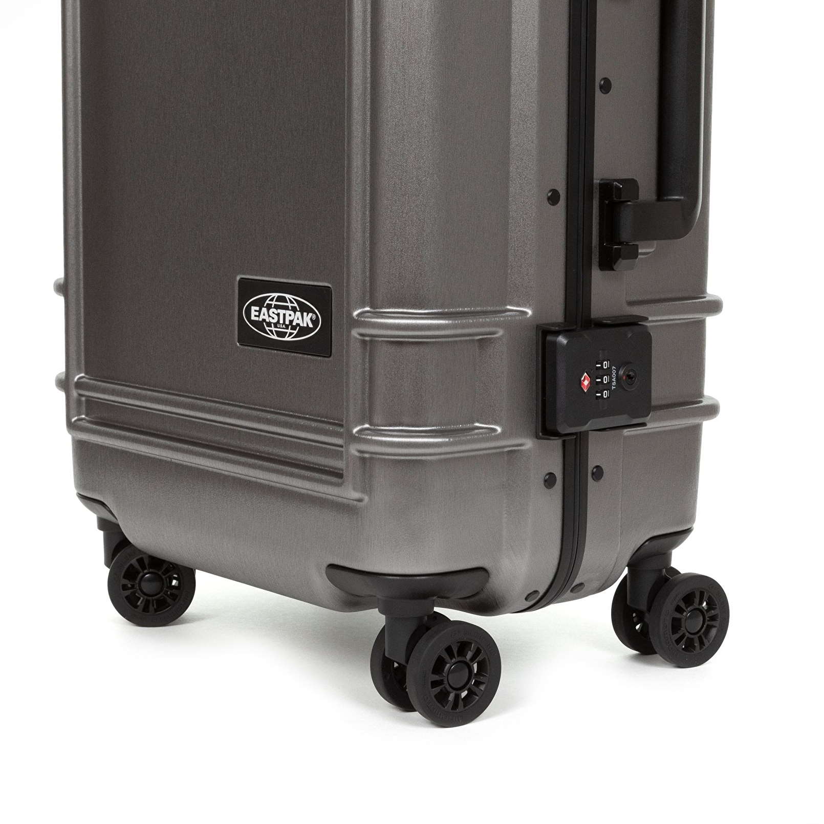 Eastpak RESIST'R CASE S BRUSHED METAL TEKERLEKLİ VALİZ
