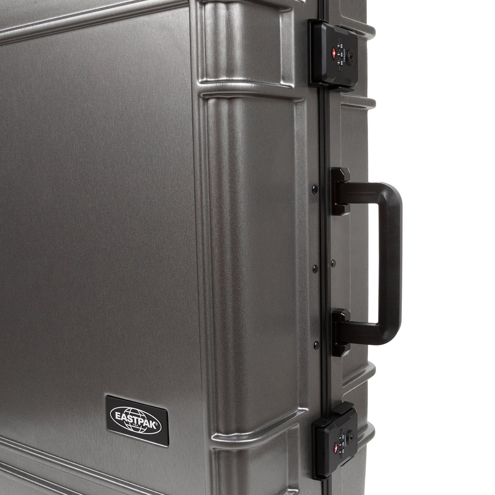 Eastpak RESIST'R CASE L BRUSHED METAL TEKERLEKLİ VALİZ