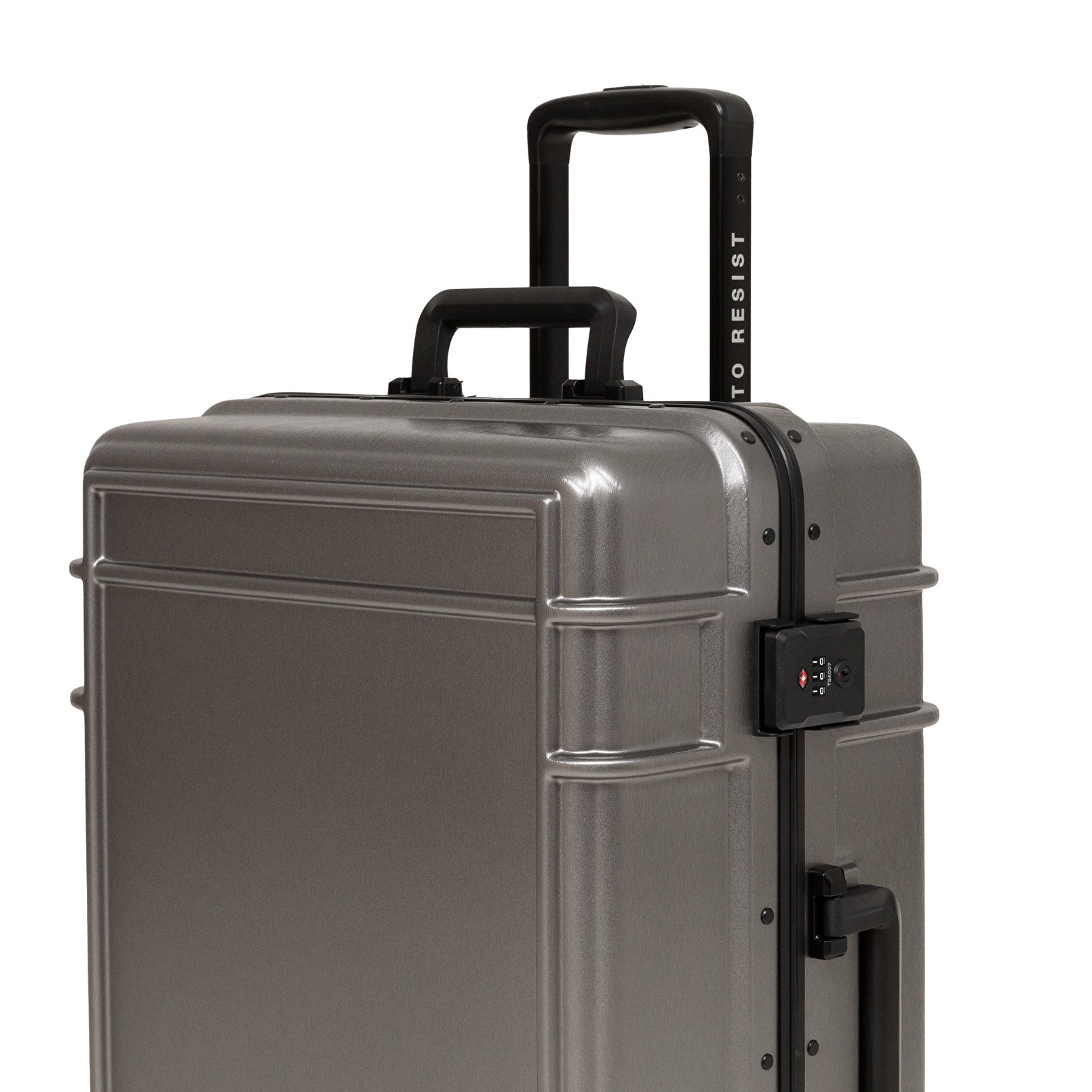 Eastpak RESIST'R CASE L BRUSHED METAL TEKERLEKLİ VALİZ
