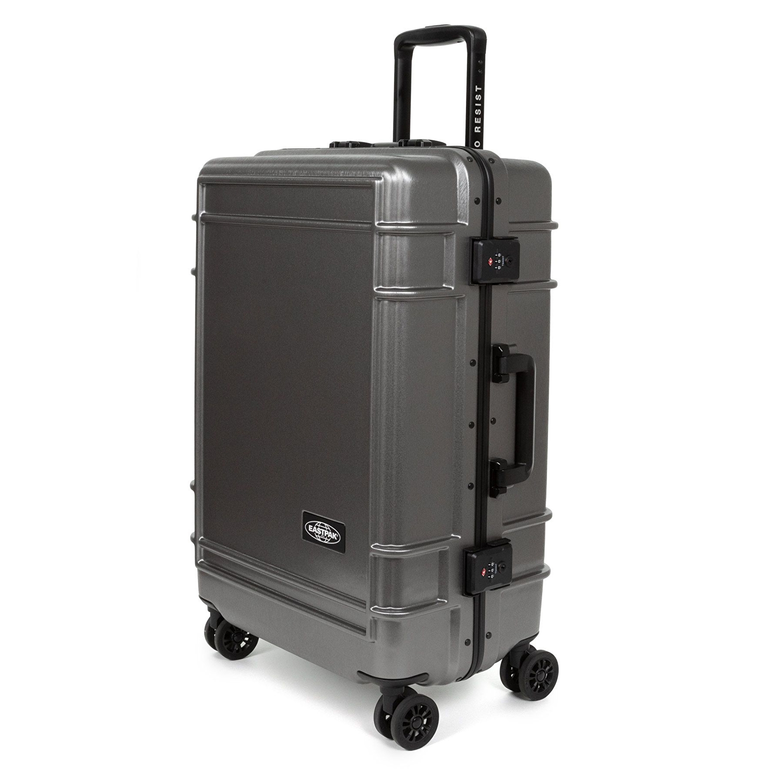 Eastpak RESIST'R CASE L BRUSHED METAL TEKERLEKLİ VALİZ