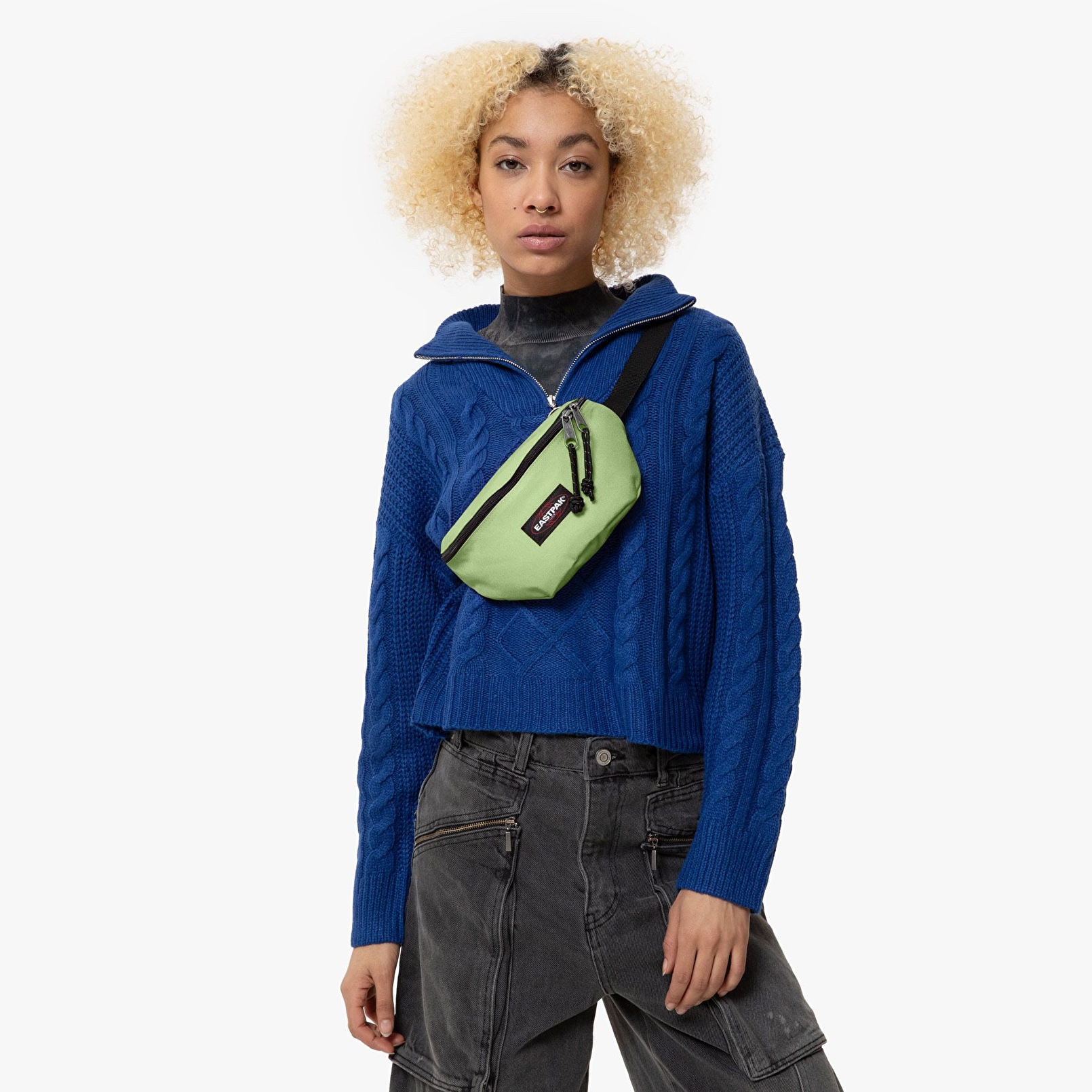 Eastpak SPRINGER LIME GREEN BEL ÇANTASI