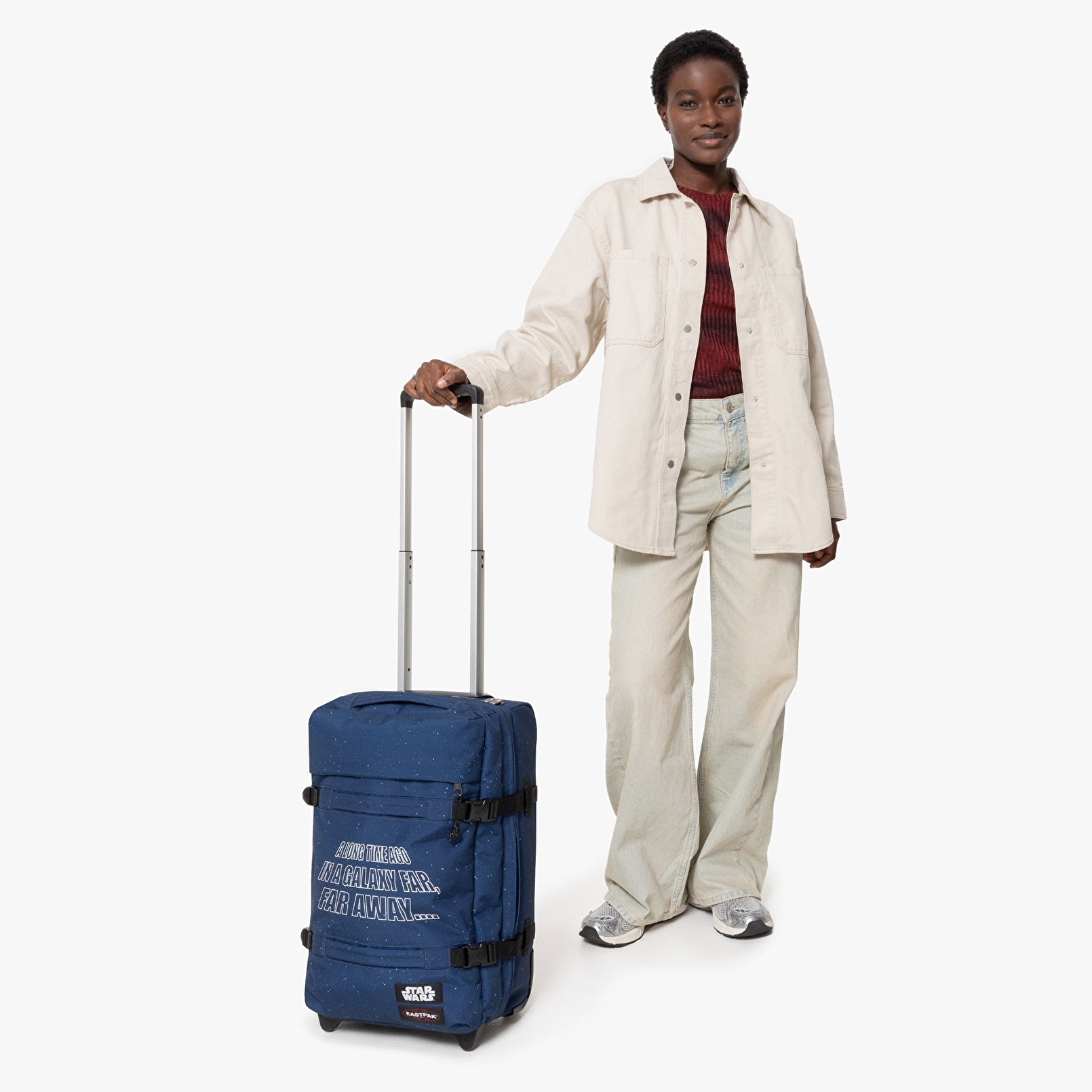 Eastpak STAR WARS X EASTPAK TRANSIT'R S SW STARS NAVY TEKERLEKLİ VALİZ
