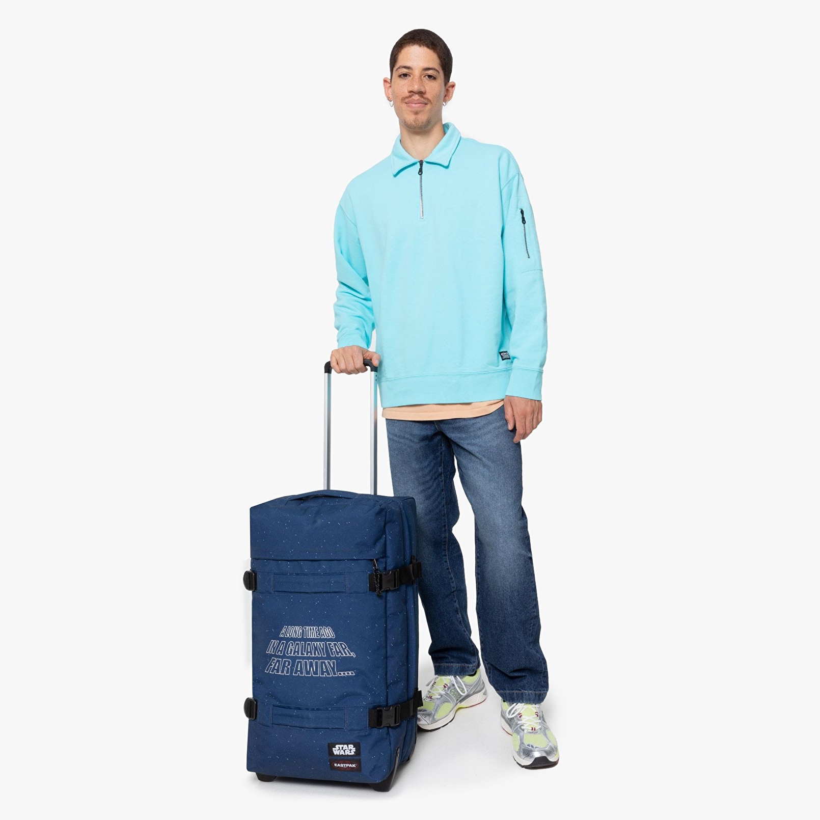 Eastpak STAR WARS X EASTPAK TRANSIT'R M SW STARS NAVY TEKERLEKLİ VALİZ