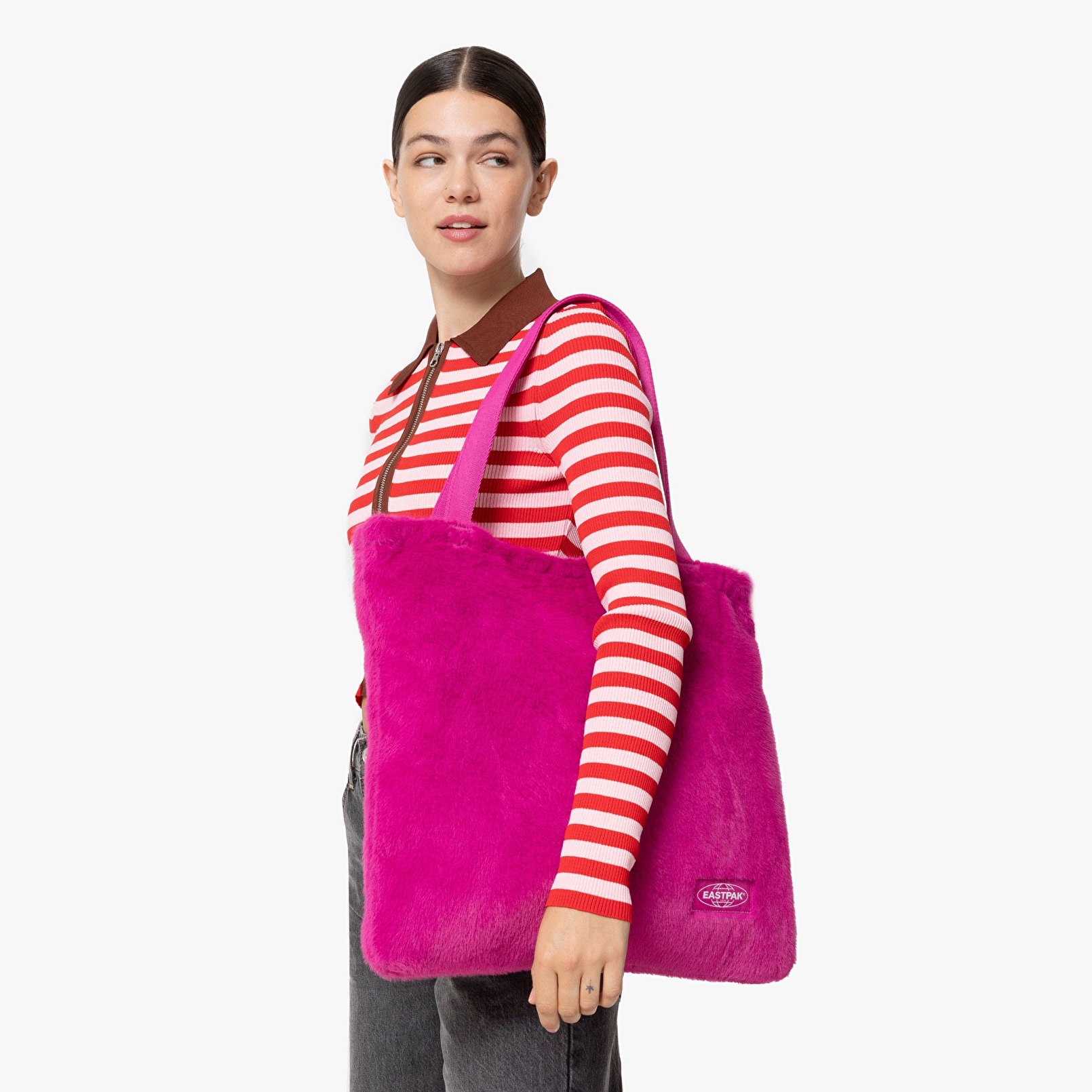 Eastpak CHARLIE FUZZY FUCHSIA OMUZ ÇANTASI