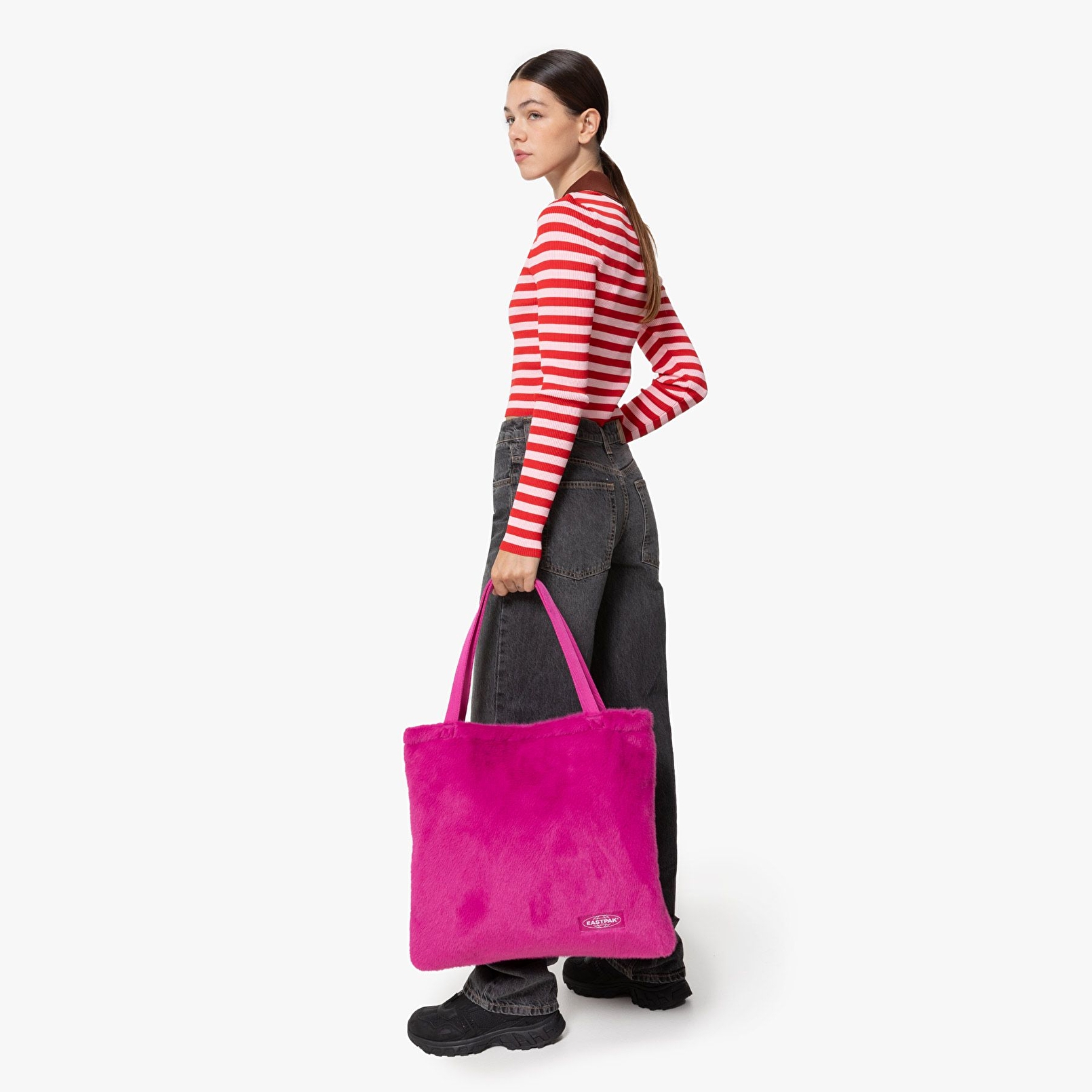 Eastpak CHARLIE FUZZY FUCHSIA OMUZ ÇANTASI