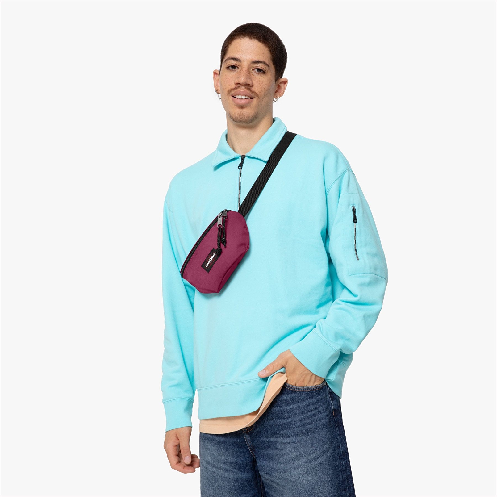 Eastpak SPRINGER WINE BURGUNDY BEL ÇANTASI