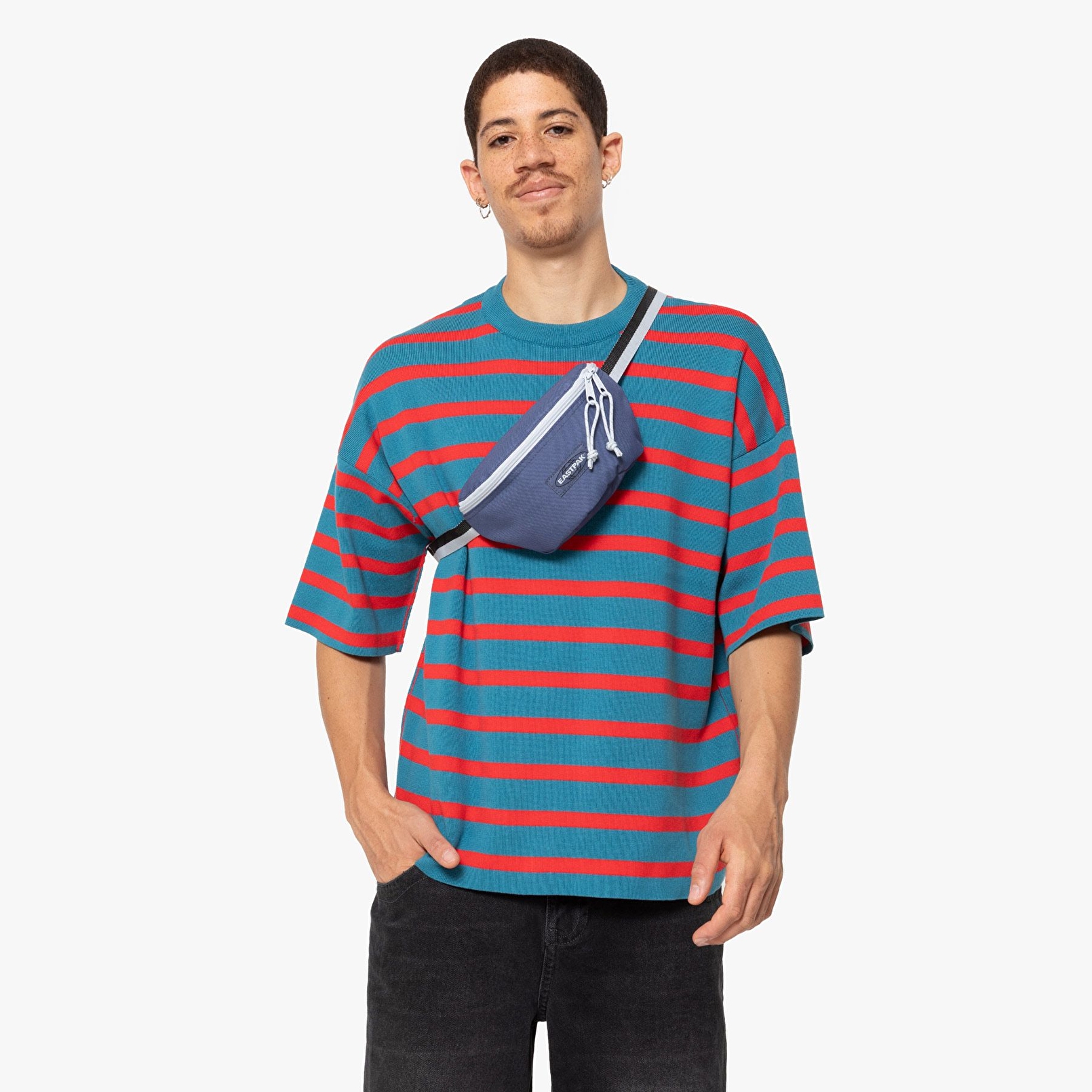 Eastpak SPRINGER KONTRAST PREP BLUE BEL ÇANTASI