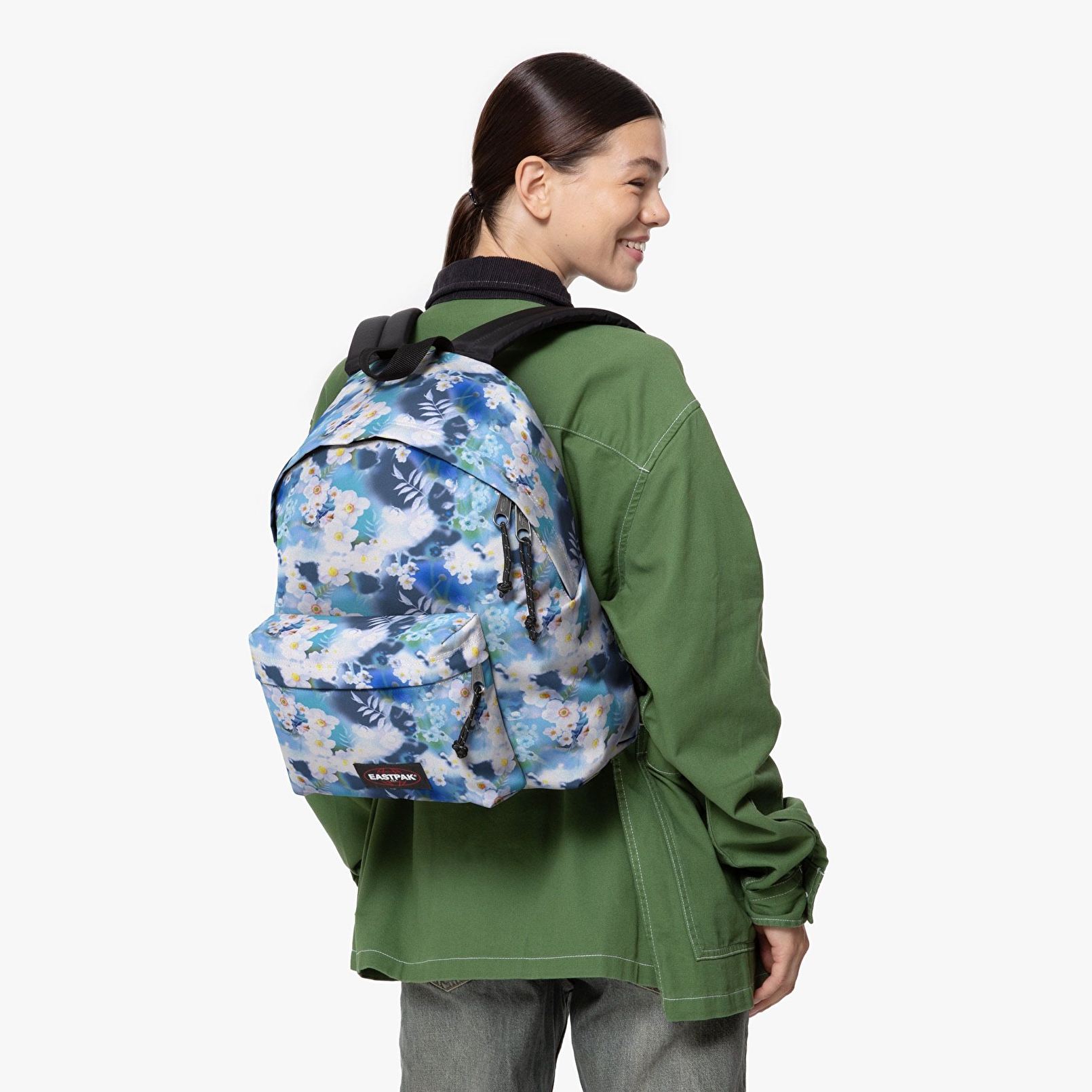 Eastpak PADDED PAK'R DREAMFLOWER BLUE SIRT ÇANTASI