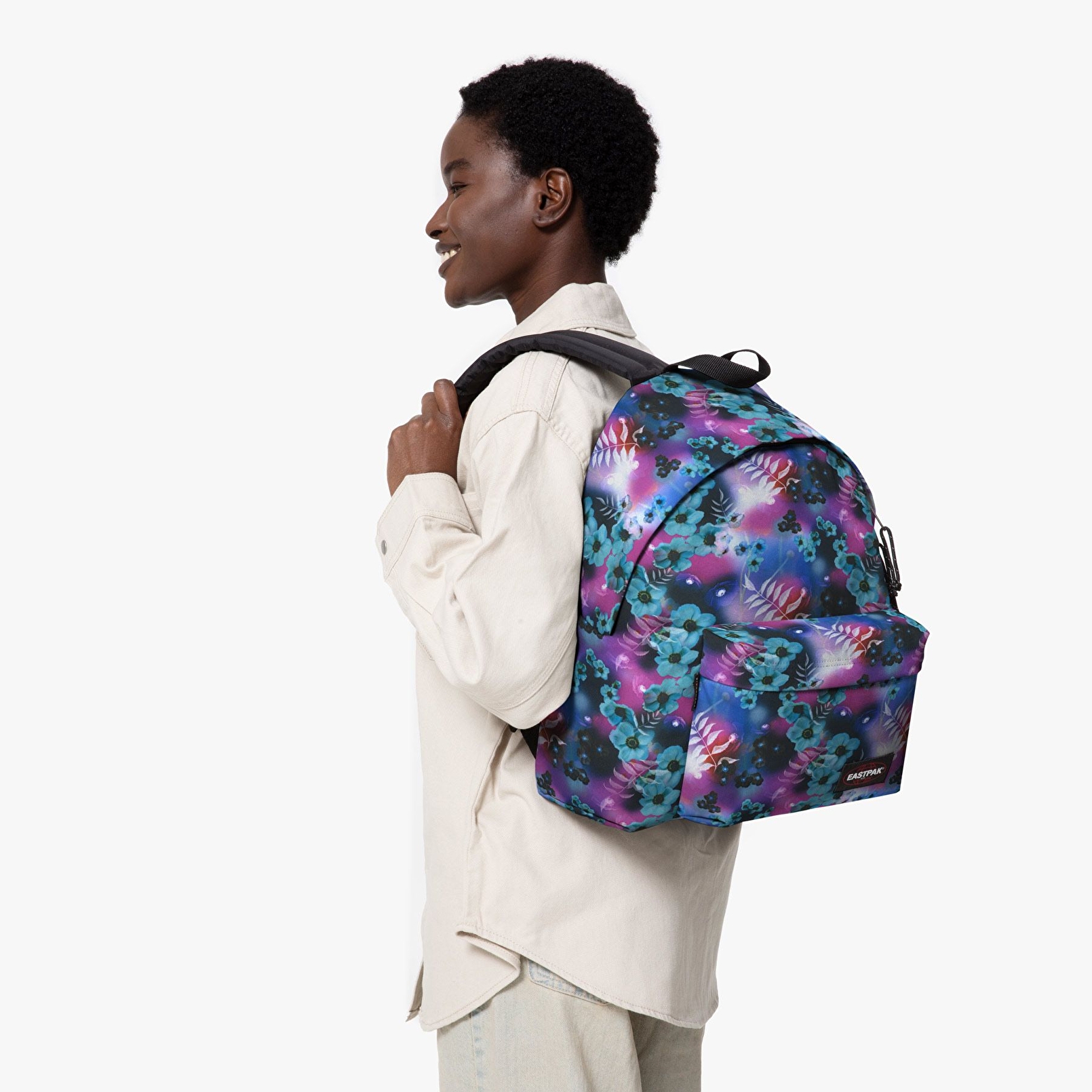 Eastpak PADDED PAK'R DREAMFLOWER DARK SIRT ÇANTASI