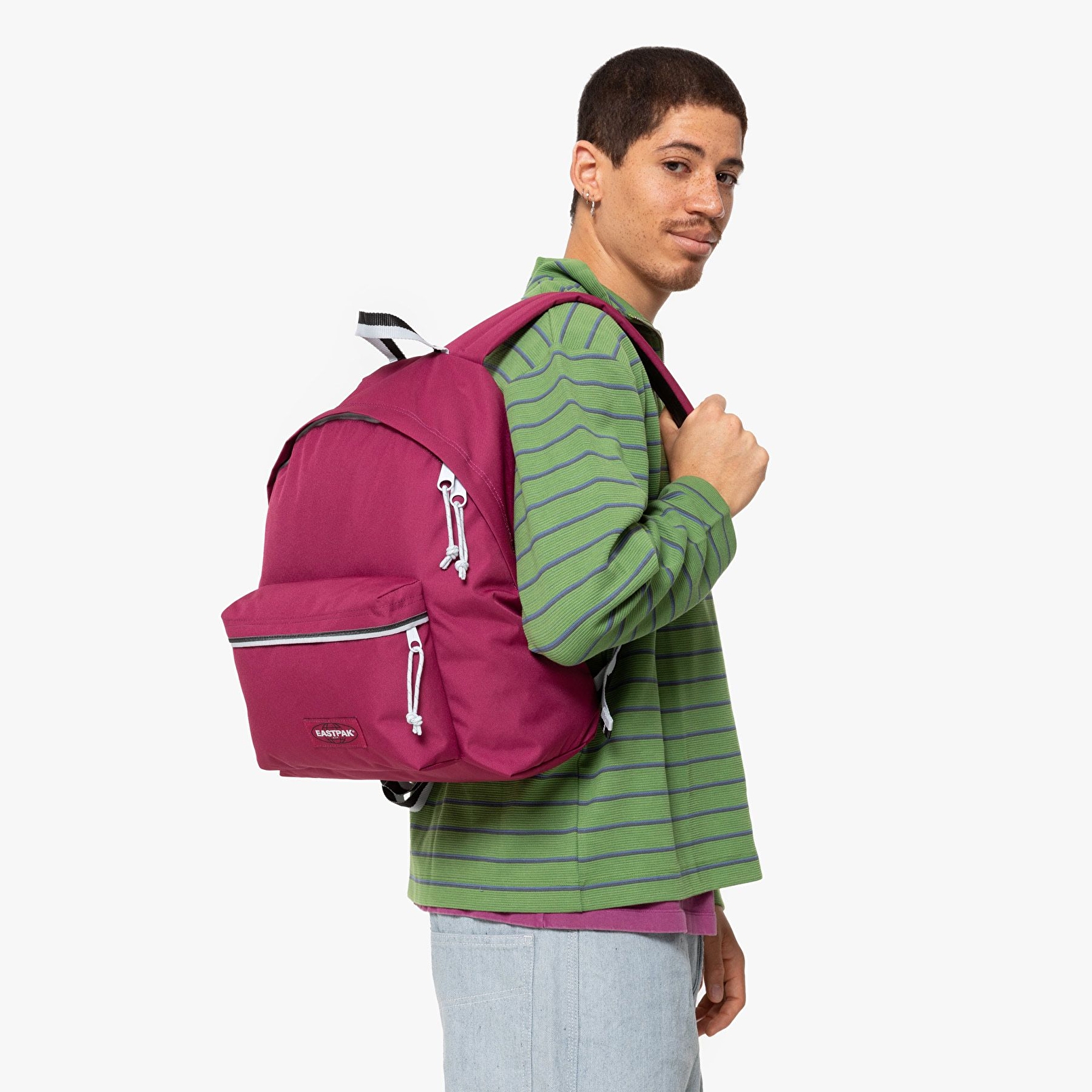 Eastpak PADDED PAK'R KONTRAST PREP BURGUNDY SIRT ÇANTASI