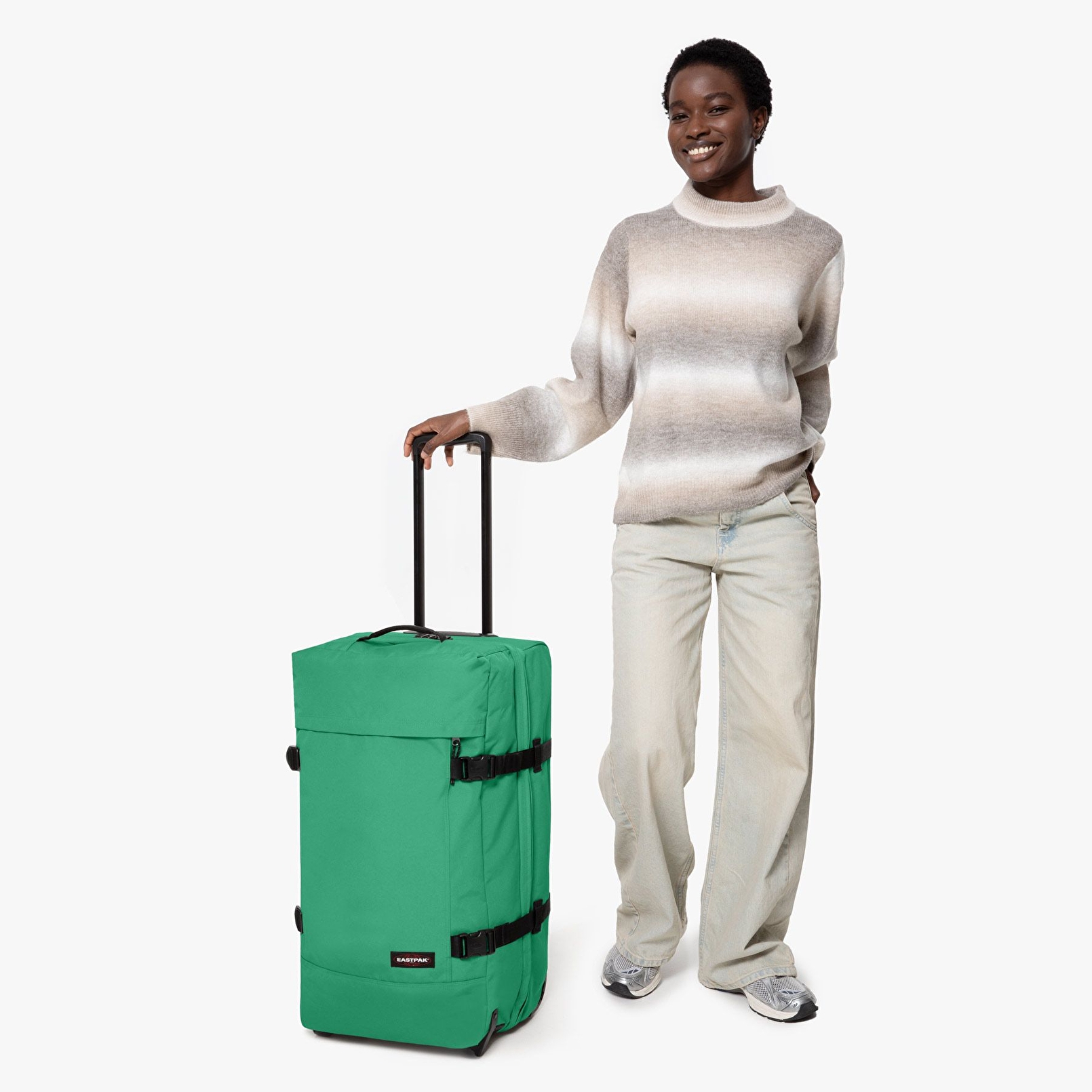 Eastpak TRANVERZ M GEM GREEN TEKERLEKLİ VALİZ