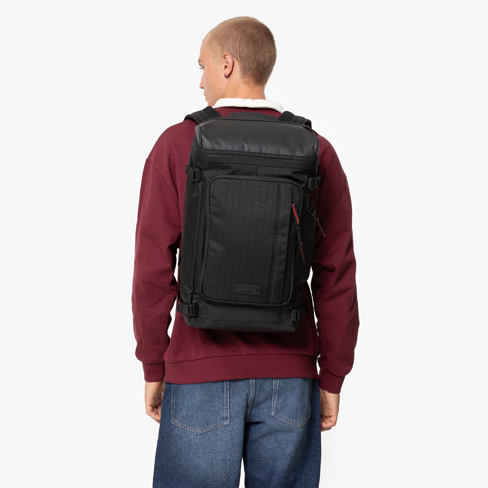 Eastpak TECUM TOP CNNCT RIP BLACK SIRT ÇANTASI