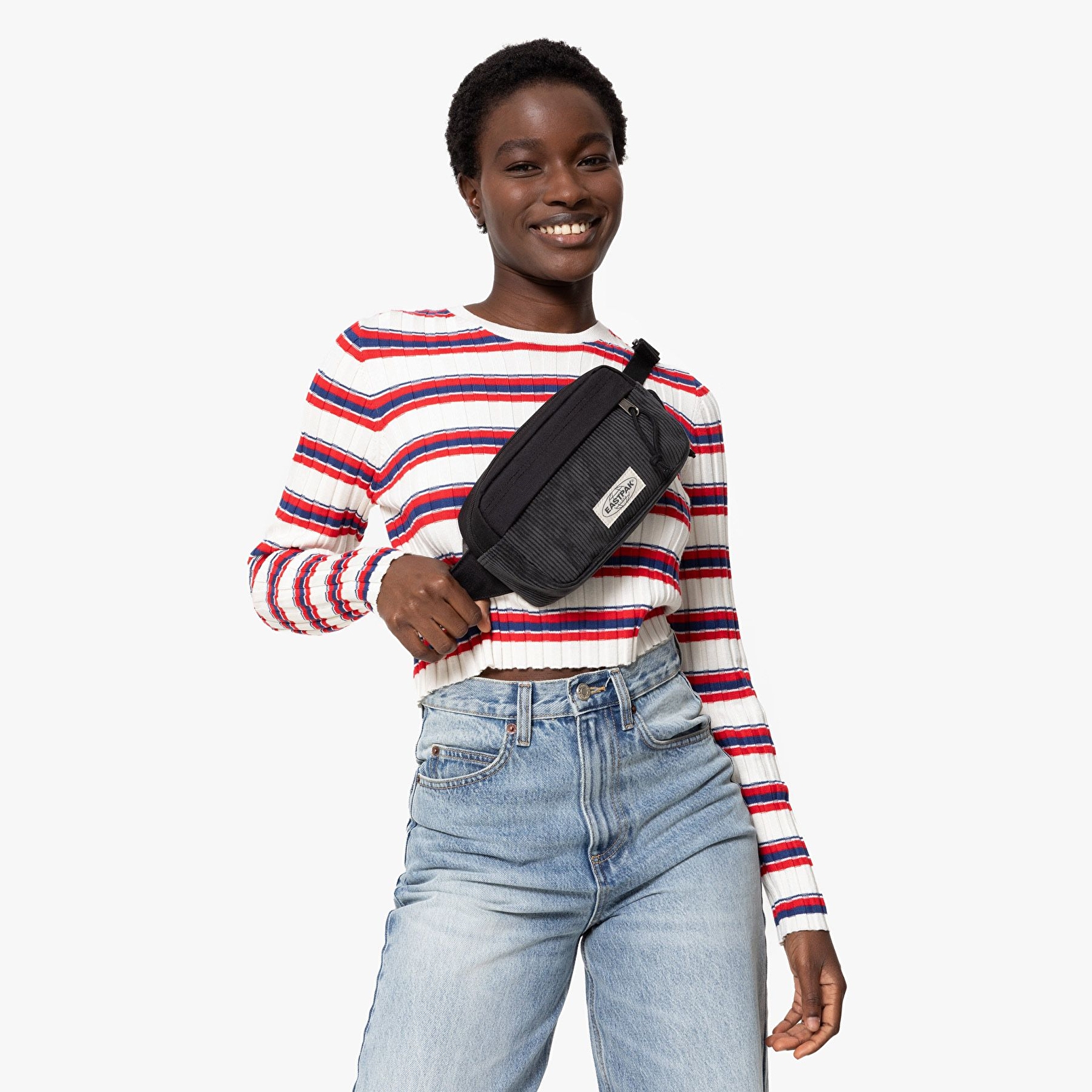 Eastpak BOUNCER CORDFUNK BLACK BEL ÇANTASI