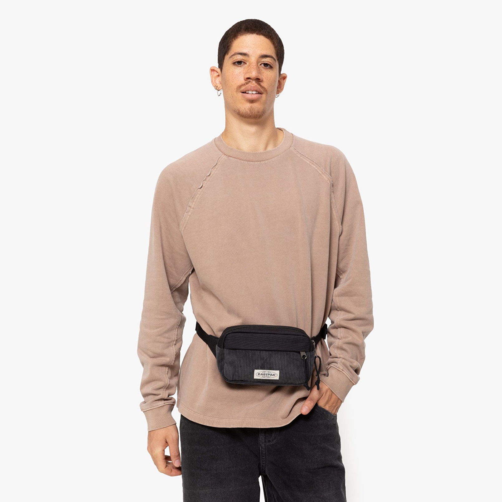 Eastpak BOUNCER CORDFUNK BLACK BEL ÇANTASI