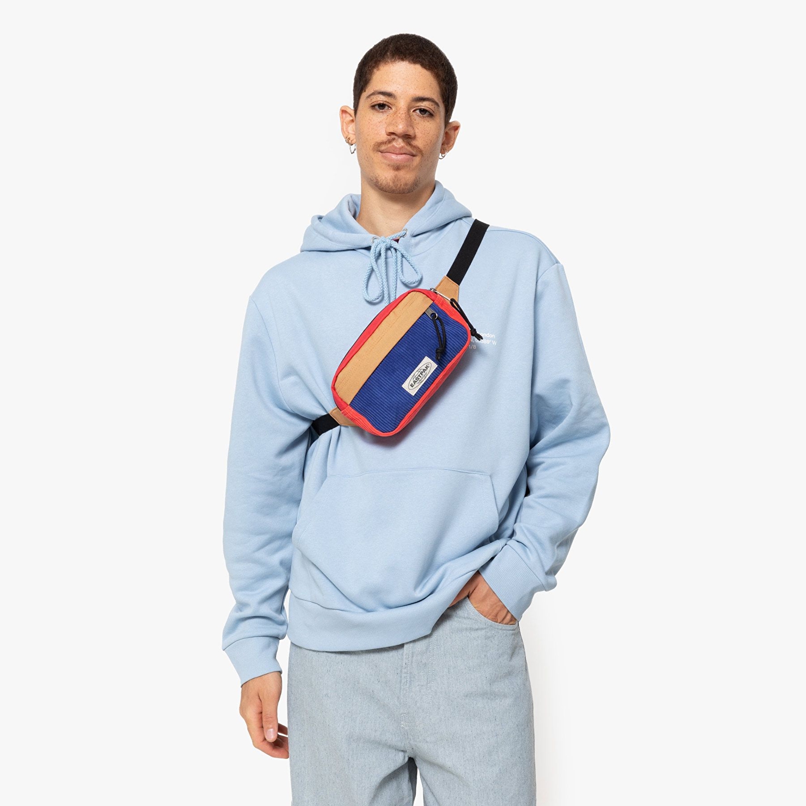 Eastpak BOUNCER CORDFUNK NAVY BEL ÇANTASI
