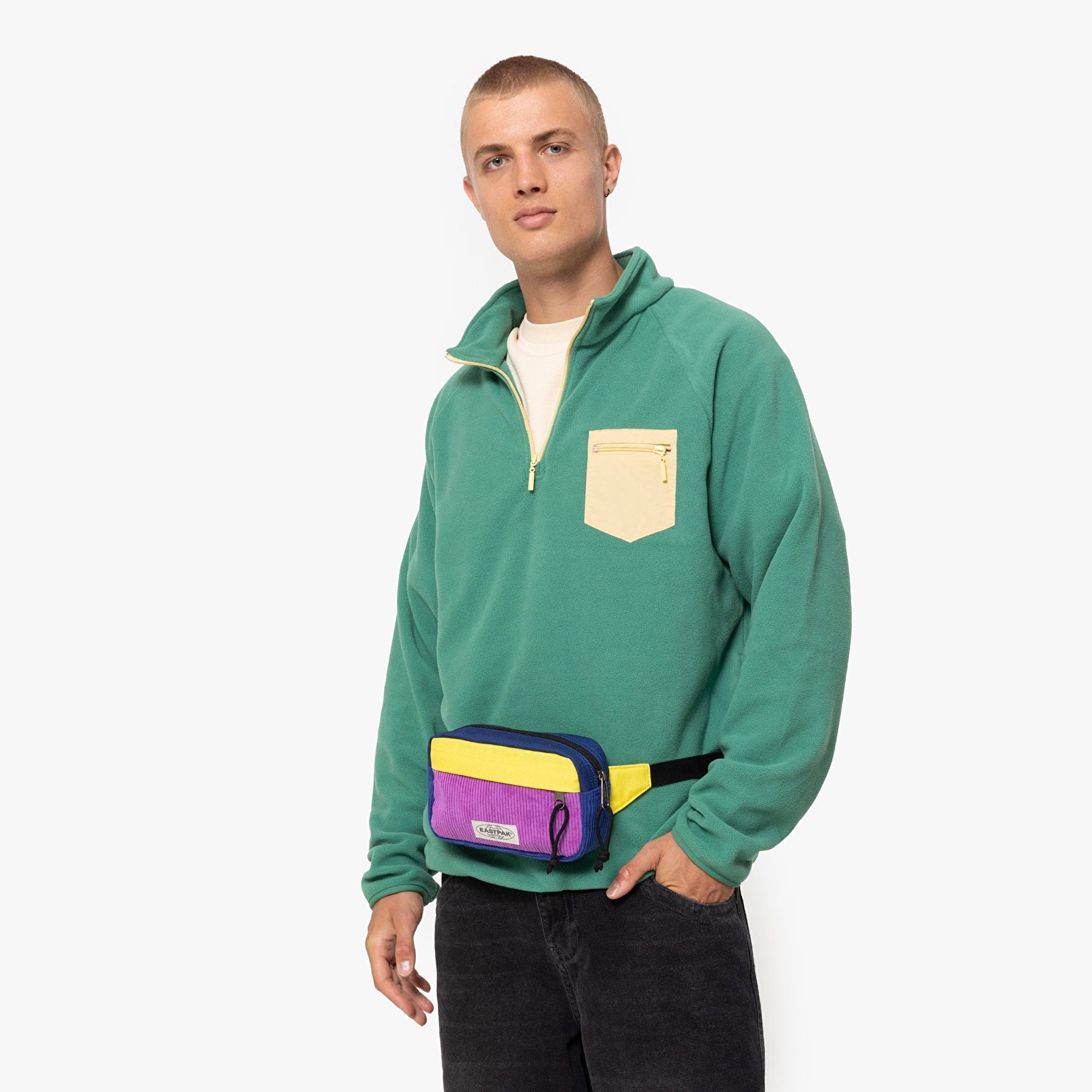 Eastpak BOUNCER CORDFUNK PURPLE BEL ÇANTASI