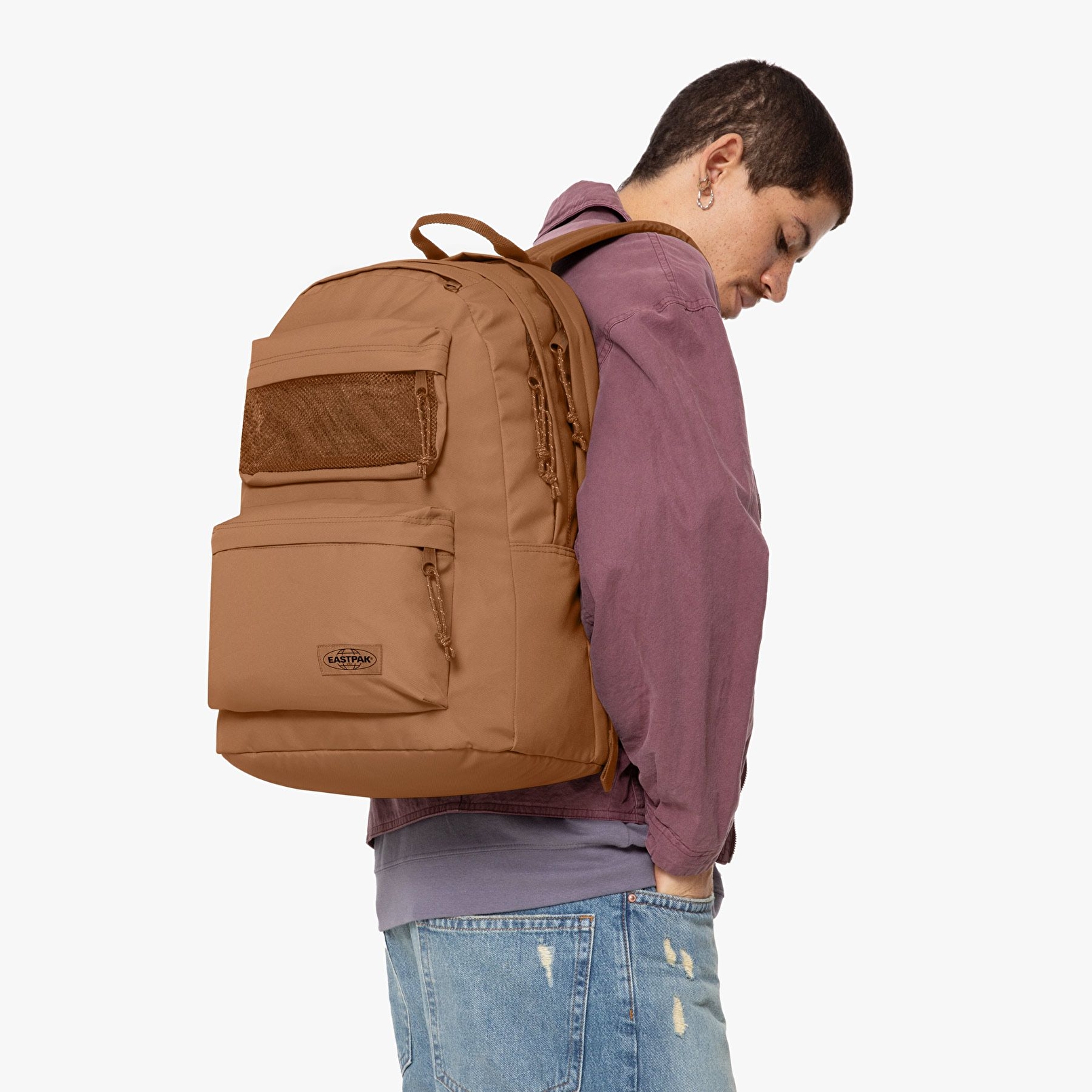 Eastpak DOUBLE OFFICE GINGER BROWN SIRT ÇANTASI