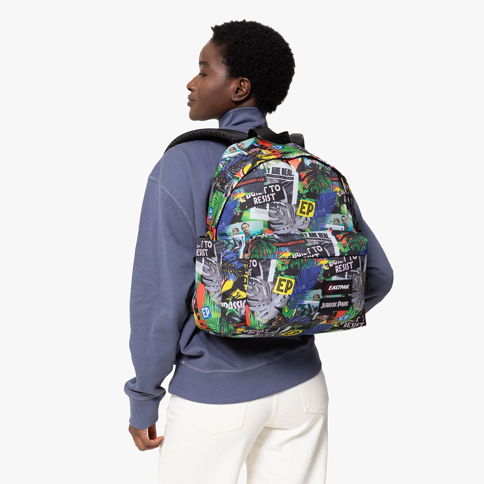 Eastpak JURASSIC PARK X EASTPAK DAY PAK'R JP PRINT SIRT ÇANTASI