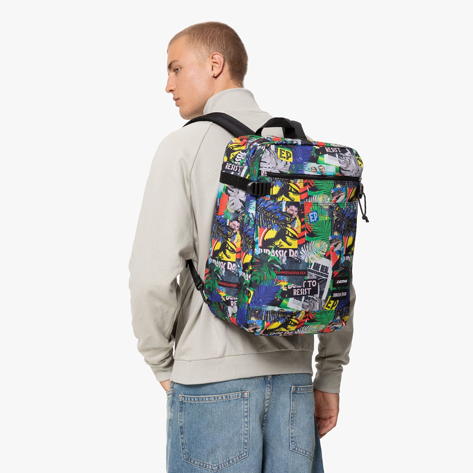 Eastpak JURASSIC PARK X EASTPAK TRANSIT'R PACK JP PRINT SEYAHAT ÇANTASI