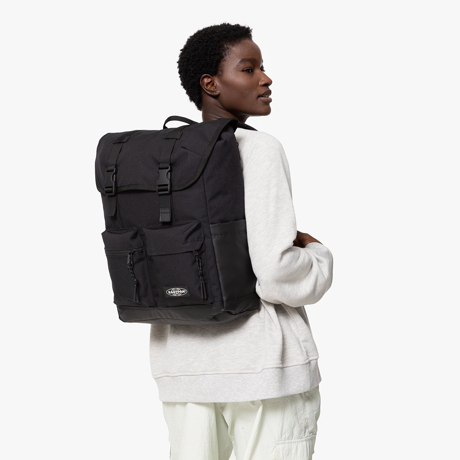 Eastpak ICON TOPLOAD ON BLACK SIRT ÇANTASI