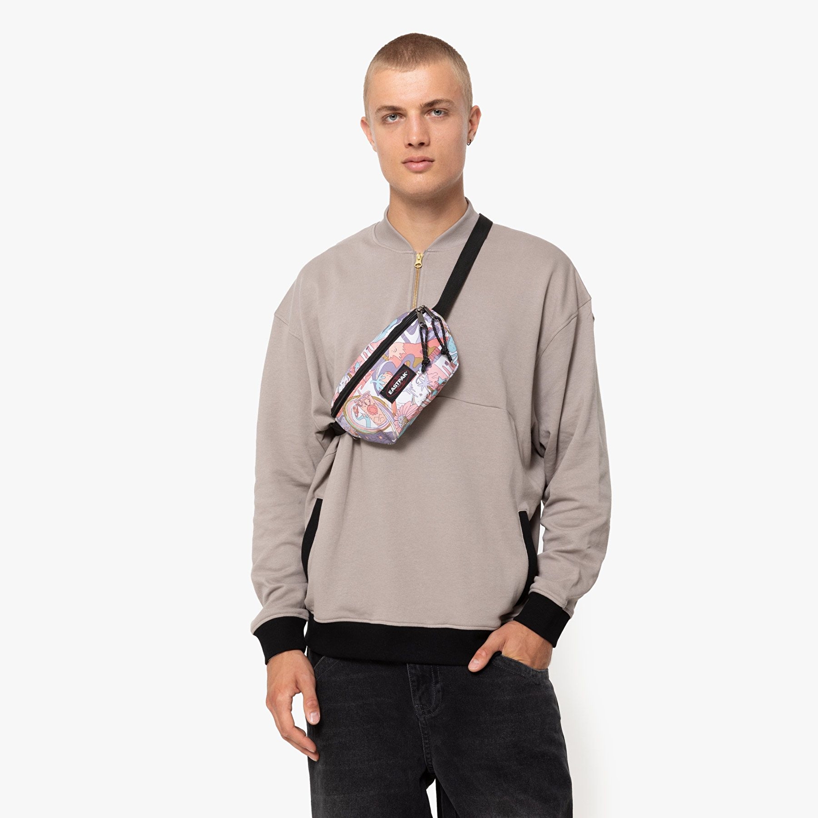 Eastpak SPRINGER DOODLE FEST LIGHT BEL ÇANTASI