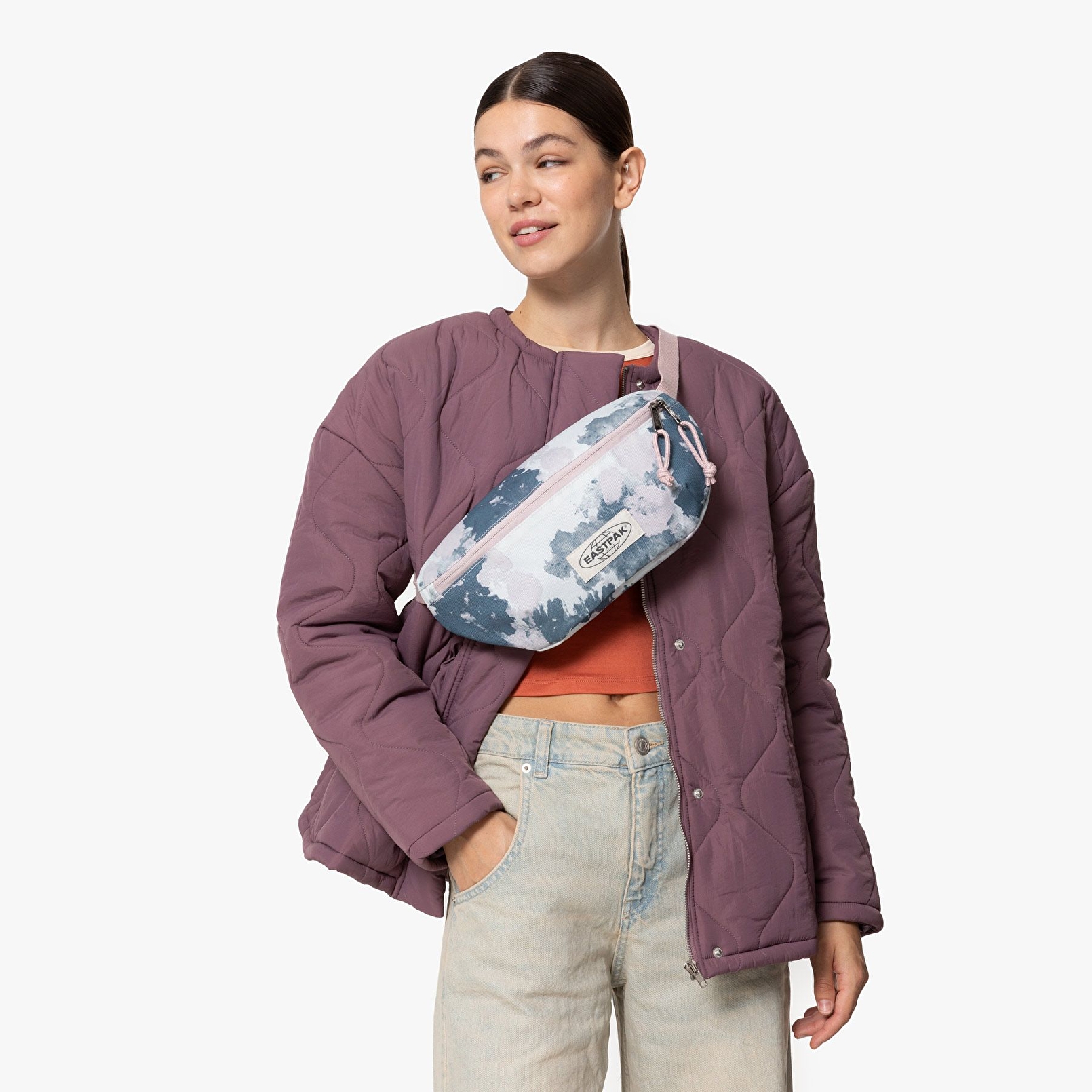 Eastpak BUMBAG LARGE WASHED PINK BEL ÇANTASI