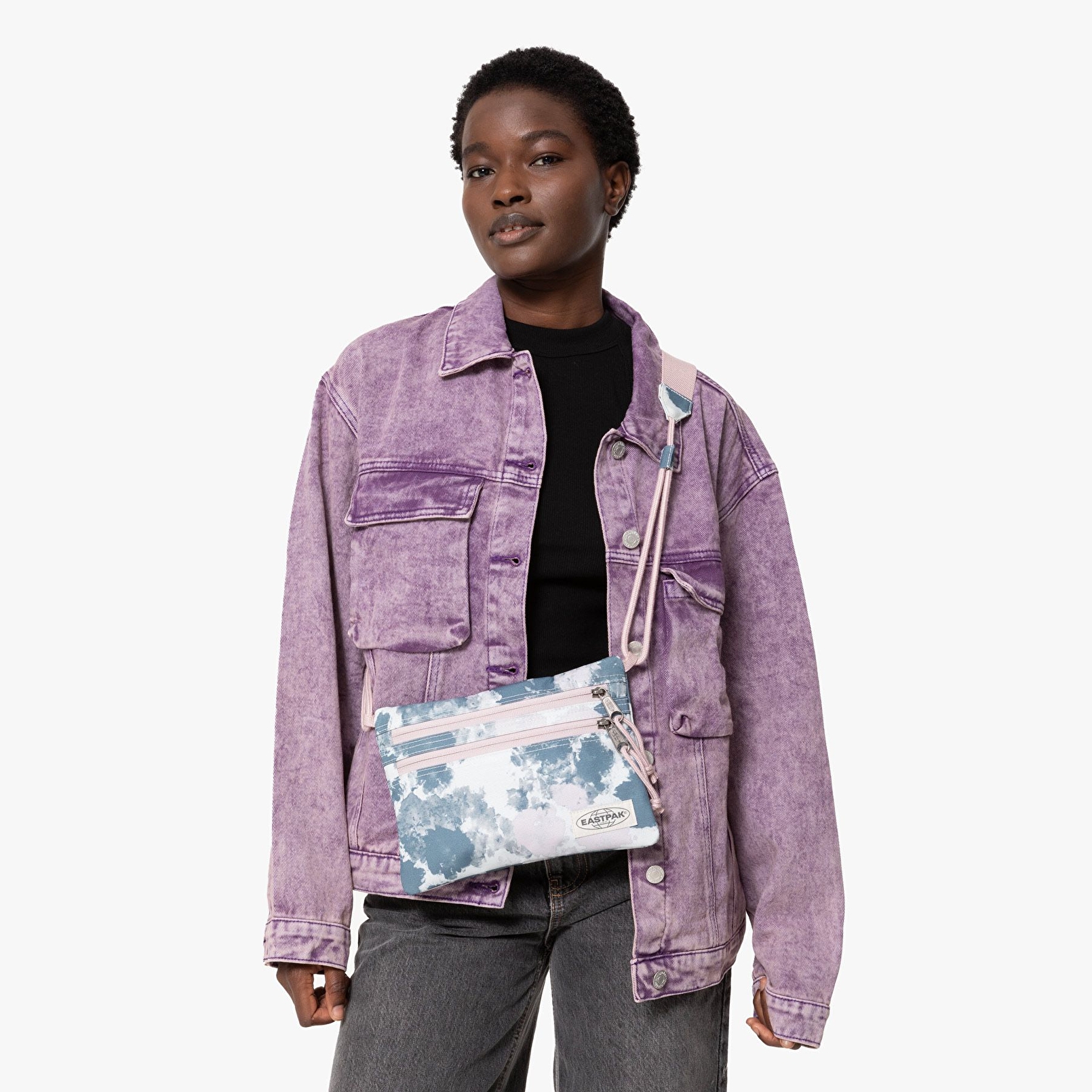 Eastpak CROSTIN WASHED PINK OMUZ ÇANTASI