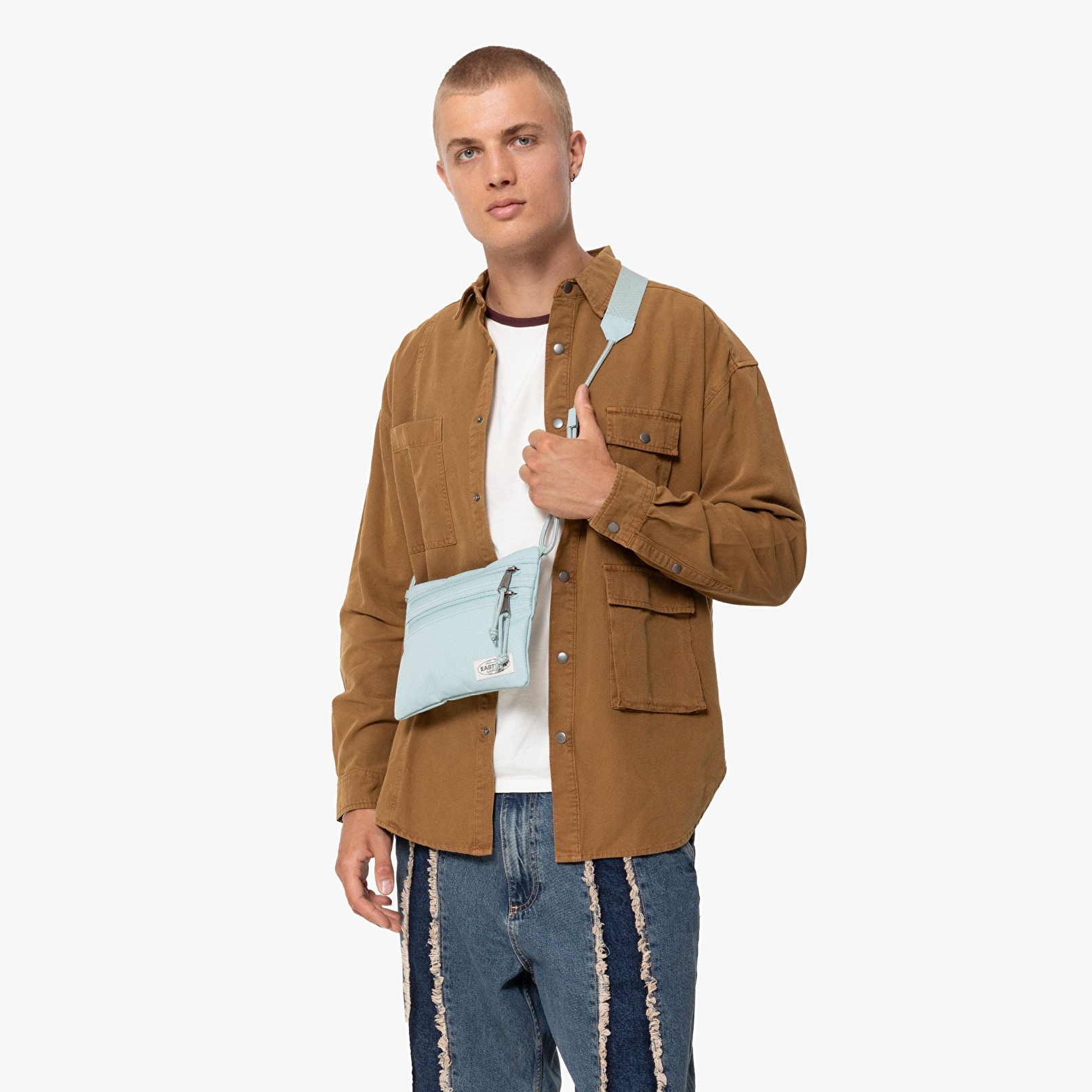 Eastpak CROSTIN WASHED TURQUOISE OMUZ ÇANTASI