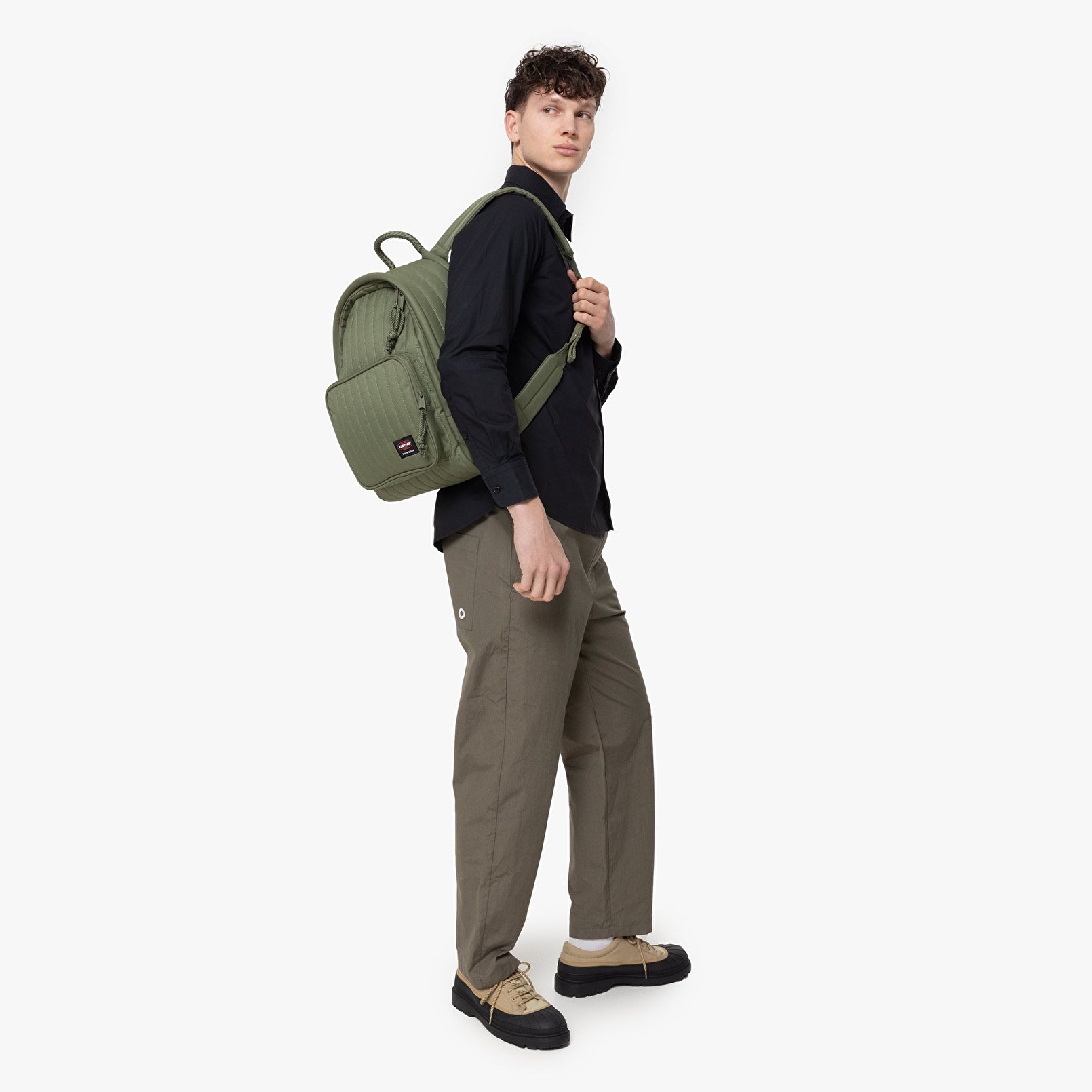 Eastpak QUILTED PADDED PAK'R CG KHAKI SIRT ÇANTASI