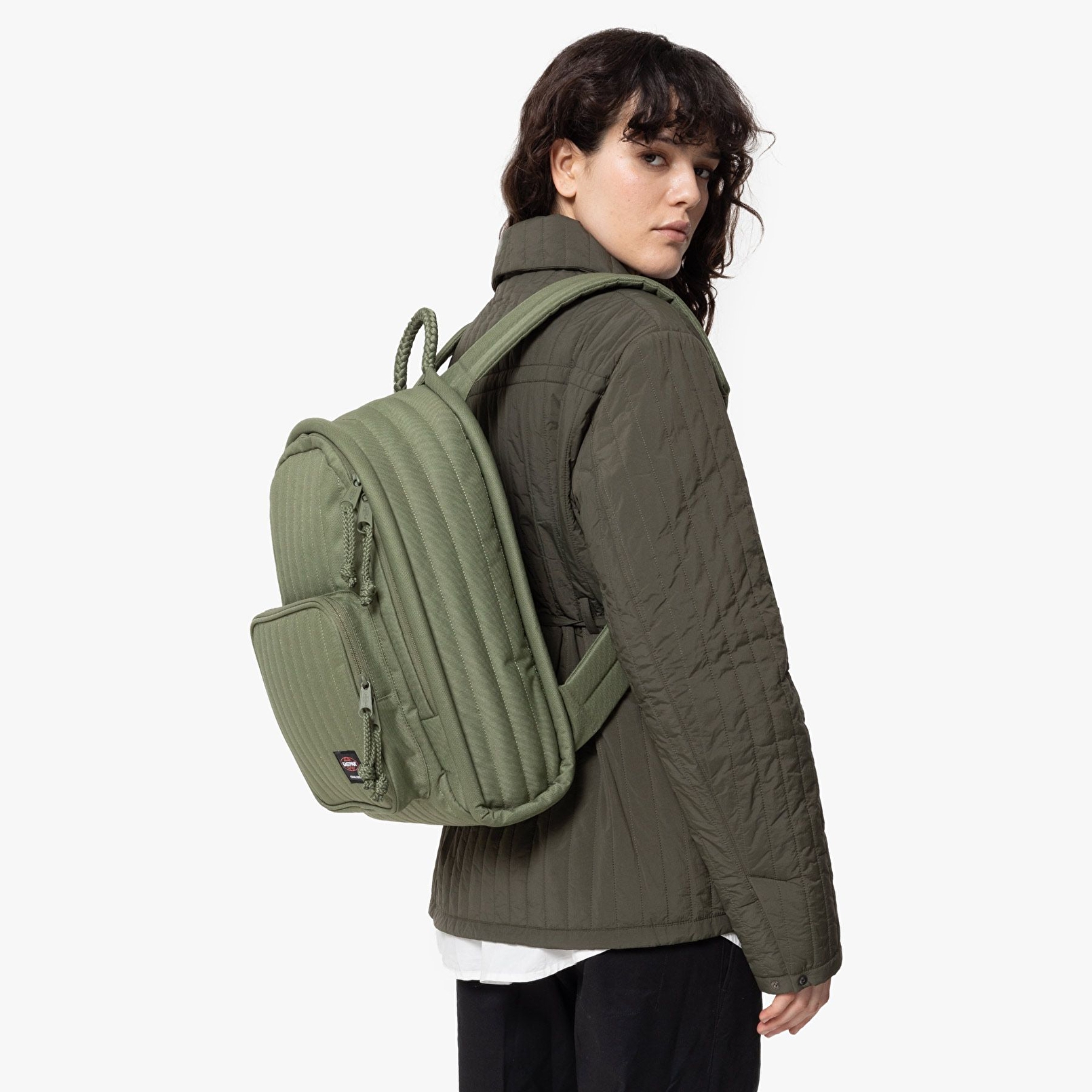 Eastpak QUILTED PADDED PAK'R CG KHAKI SIRT ÇANTASI
