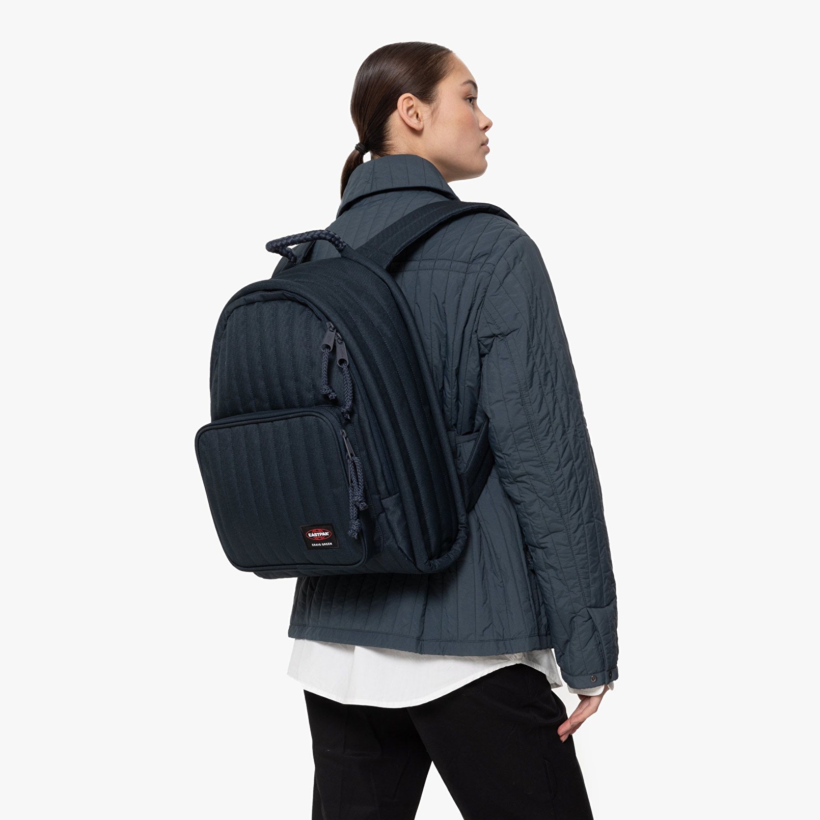Eastpak QUILTED PADDED PAK'R CG NAVY SIRT ÇANTASI