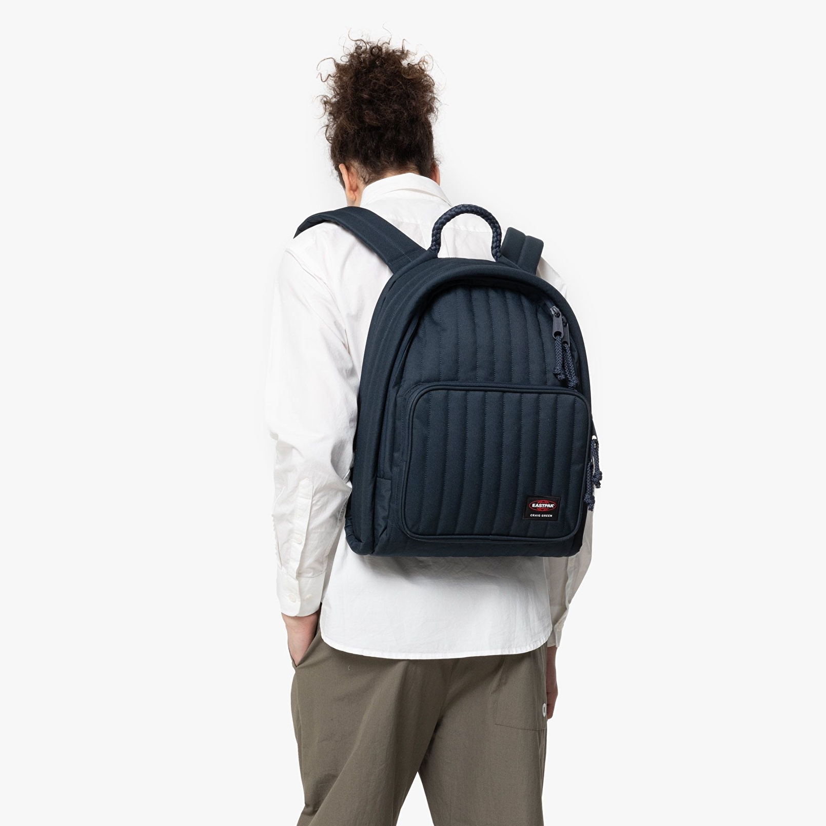Eastpak QUILTED PADDED PAK'R CG NAVY SIRT ÇANTASI