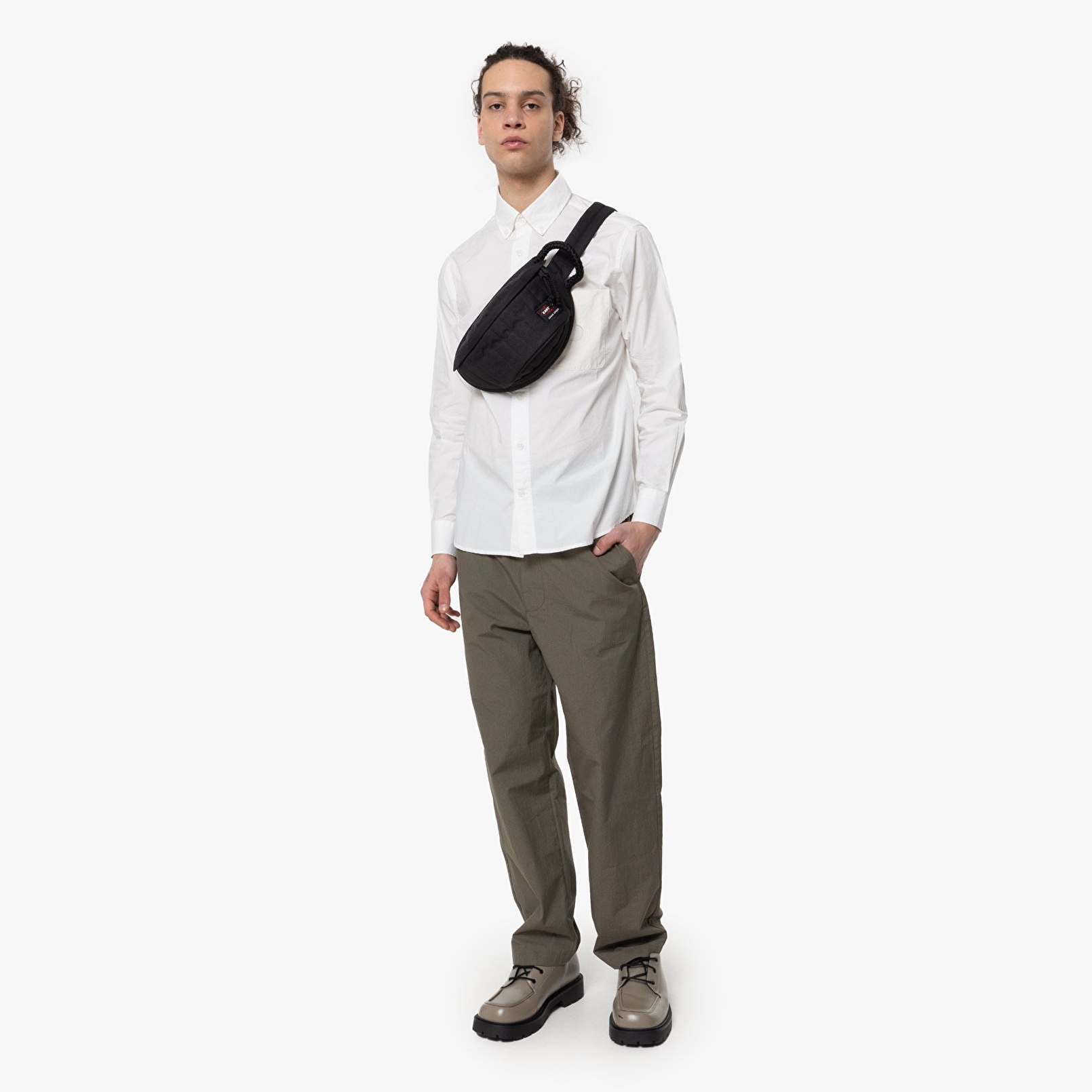 Eastpak QUILTED WAIST BAG CG BLACK BEL ÇANTASI