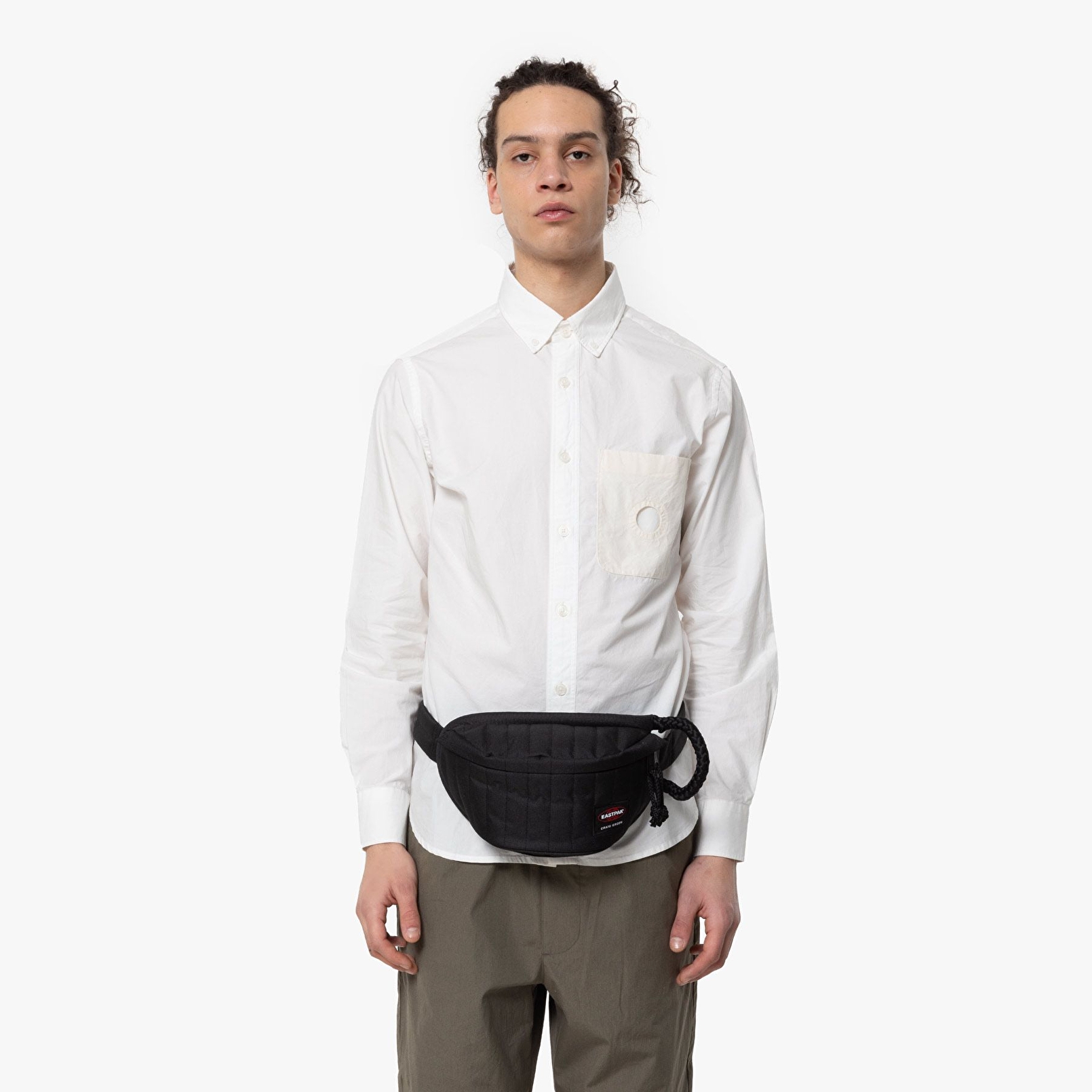 Eastpak QUILTED WAIST BAG CG BLACK BEL ÇANTASI