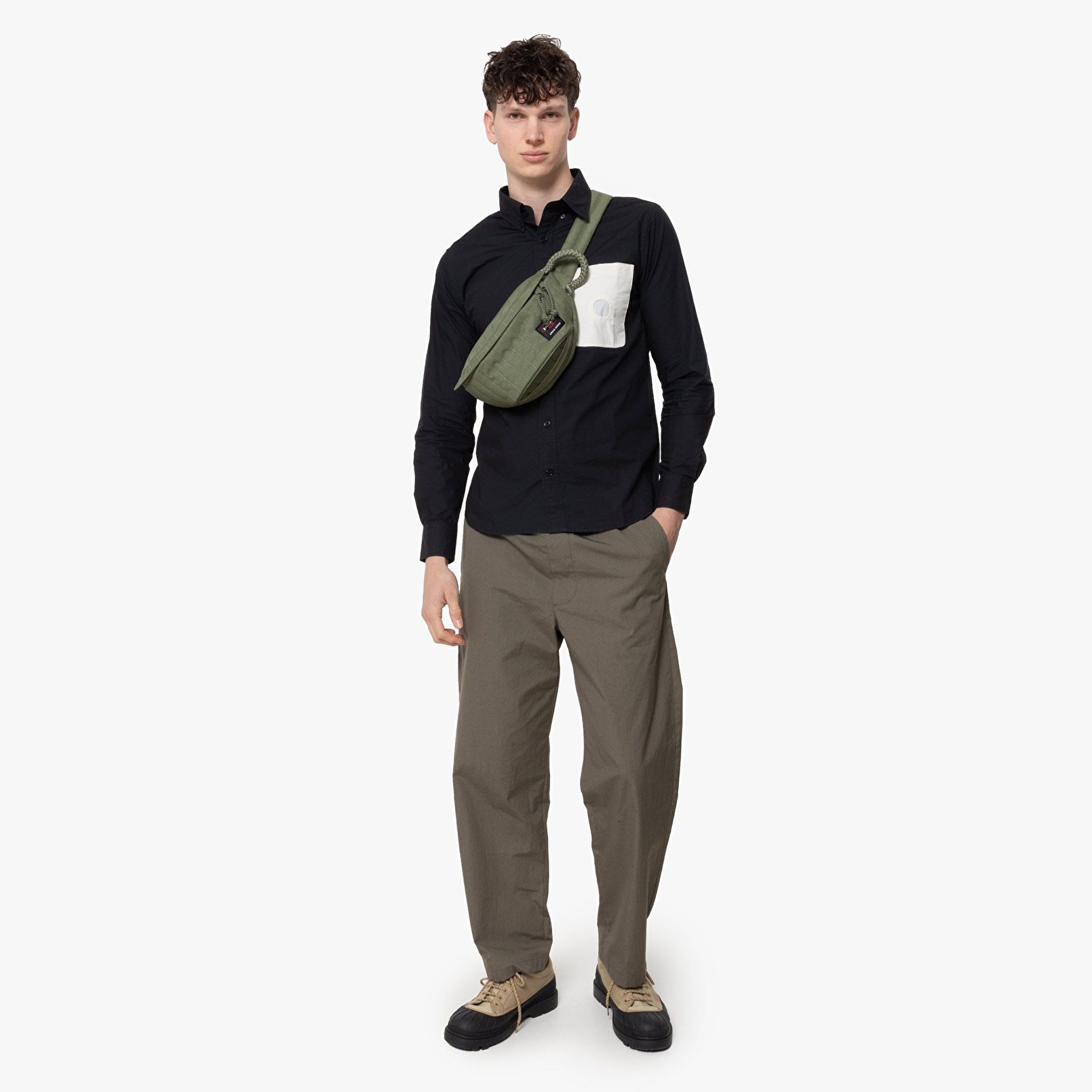 Eastpak QUILTED WAIST BAG CG KHAKI BEL ÇANTASI