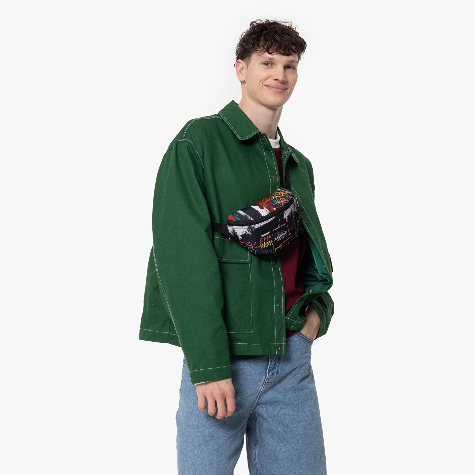 Eastpak BASQUIAT X EASTPAK SPRINGER BASQUIAT KINGS OF EGYPT 2 BEL ÇANTASI