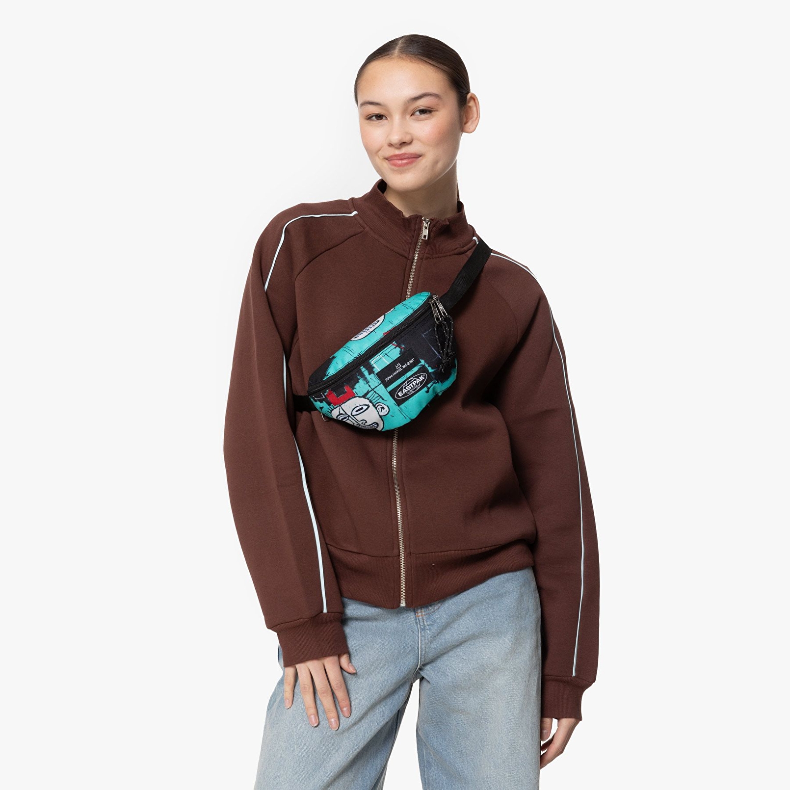 Eastpak BASQUIAT X EASTPAK SPRINGER BASQUIAT EQUALS PI BEL ÇANTASI