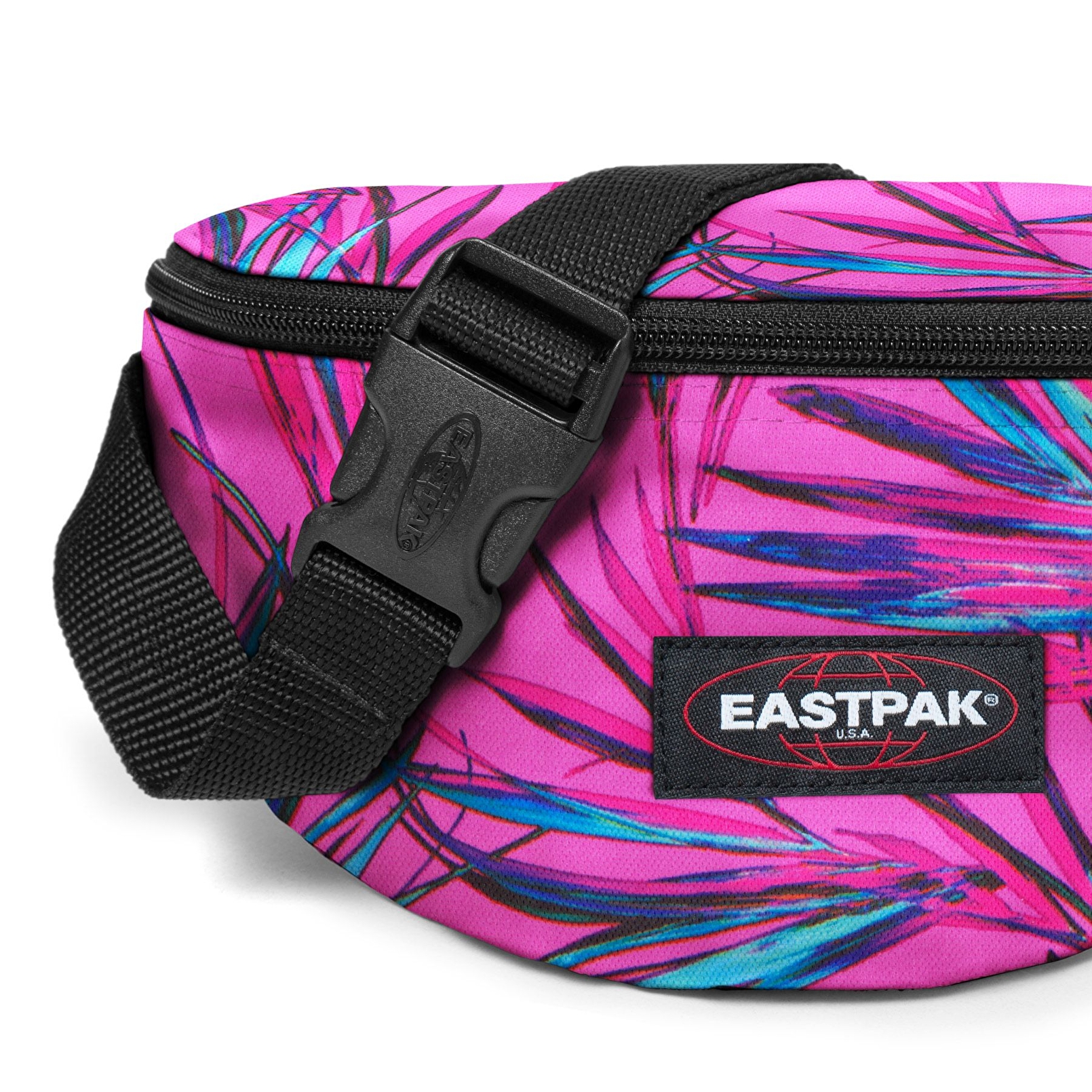 Eastpak SPRINGER BRIZE PALM PINK BEL ÇANTASI