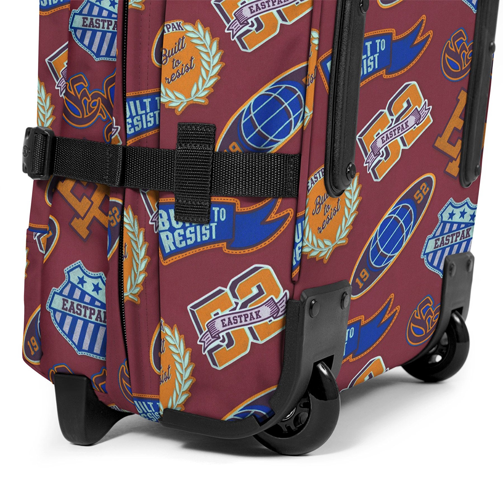 Eastpak TRANVERZ S CLASH BURGUNDY TEKERLEKLİ VALİZ