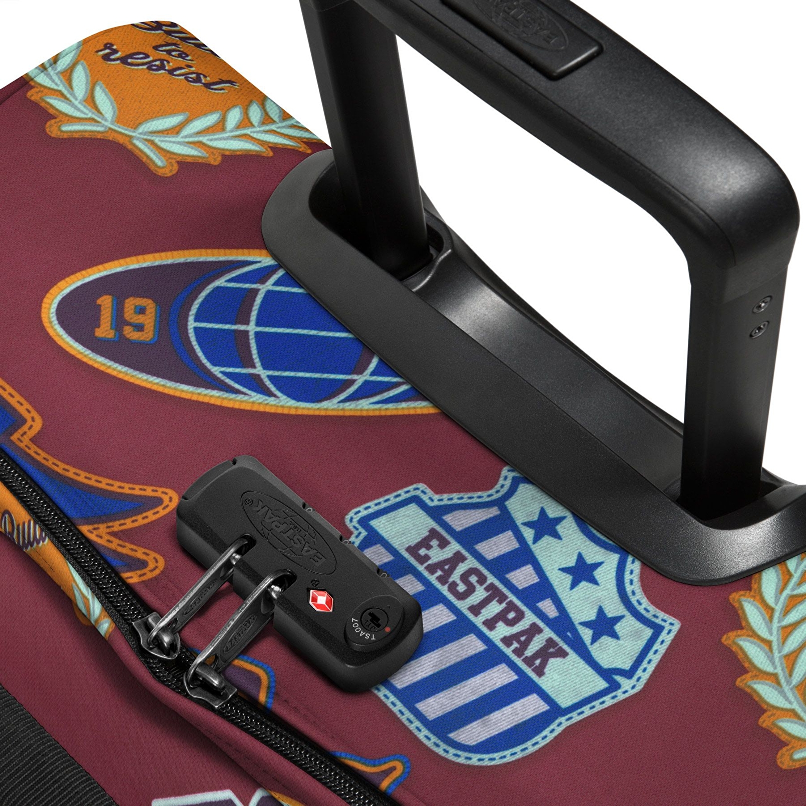 Eastpak TRANVERZ S CLASH BURGUNDY TEKERLEKLİ VALİZ
