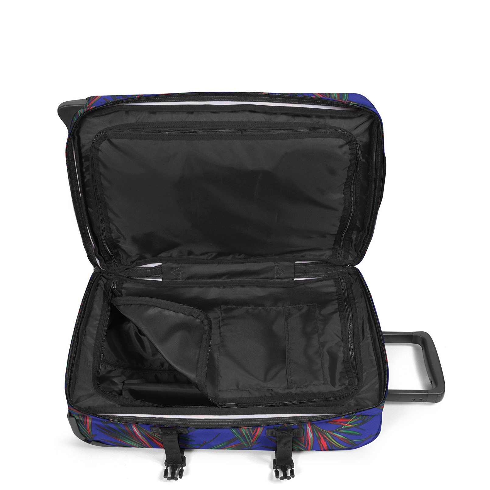 Eastpak TRANVERZ S BRIZE PALM NAVY TEKERLEKLİ VALİZ
