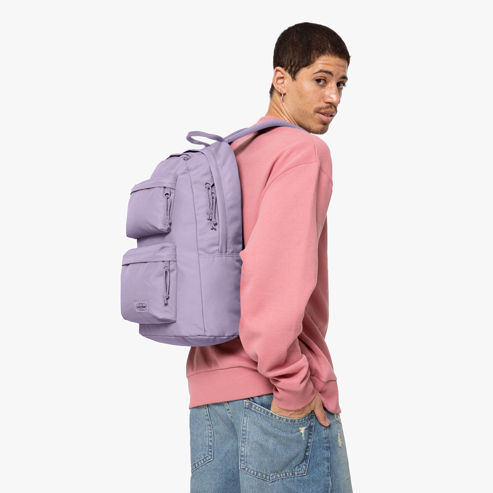 Eastpak PADDED DOUBLE ORCHID LILAC SIRT ÇANTASI