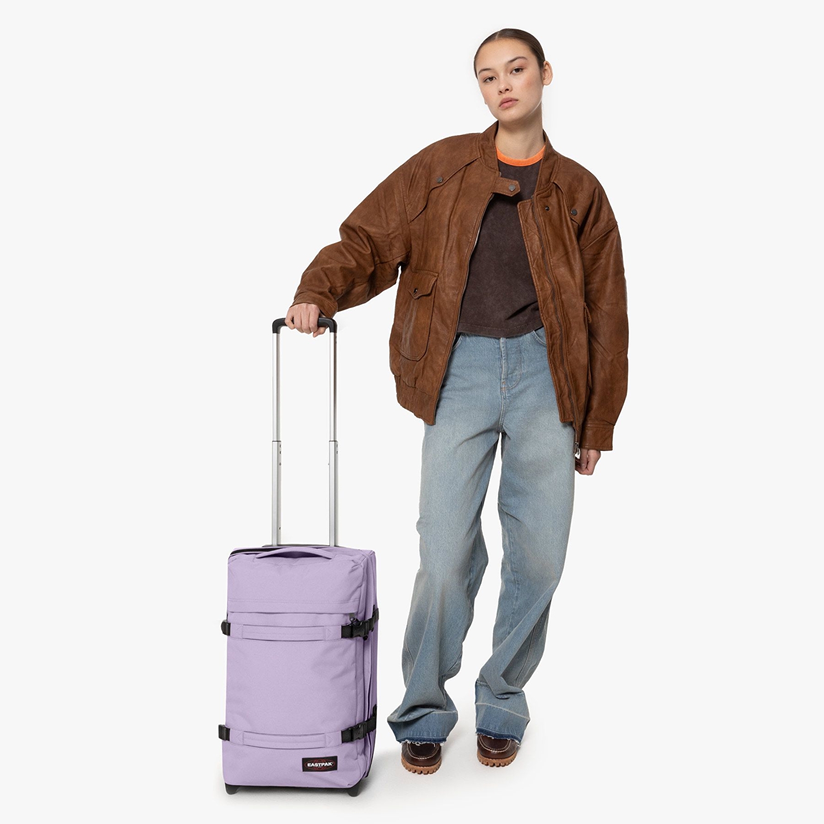 Eastpak TRANSIT'R S ORCHID LILAC TEKERLEKLİ VALİZ
