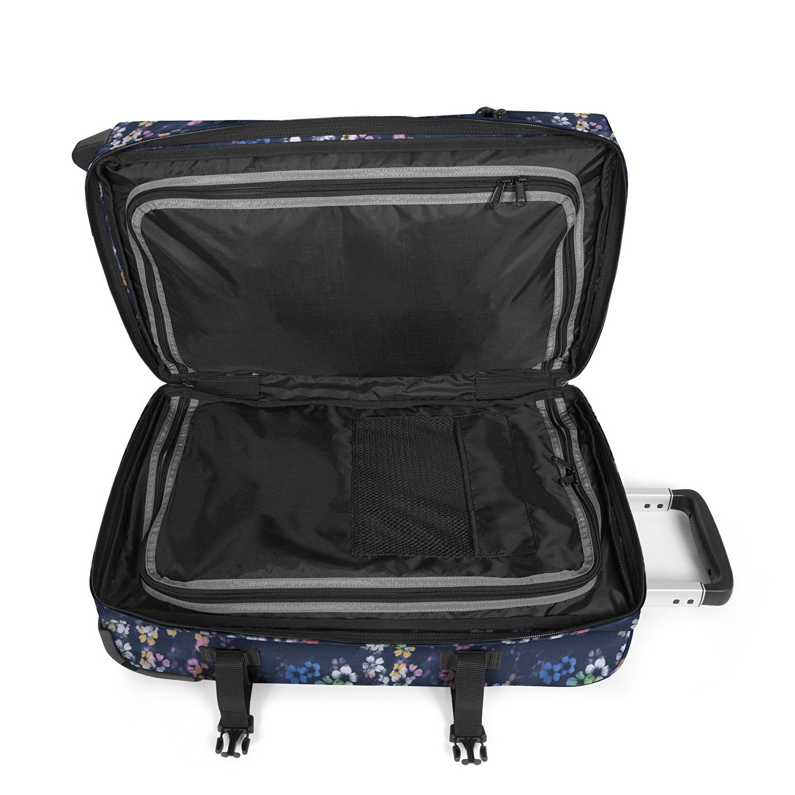 Eastpak TRANSIT'R S FLORA FADE NAVY TEKERLEKLİ VALİZ
