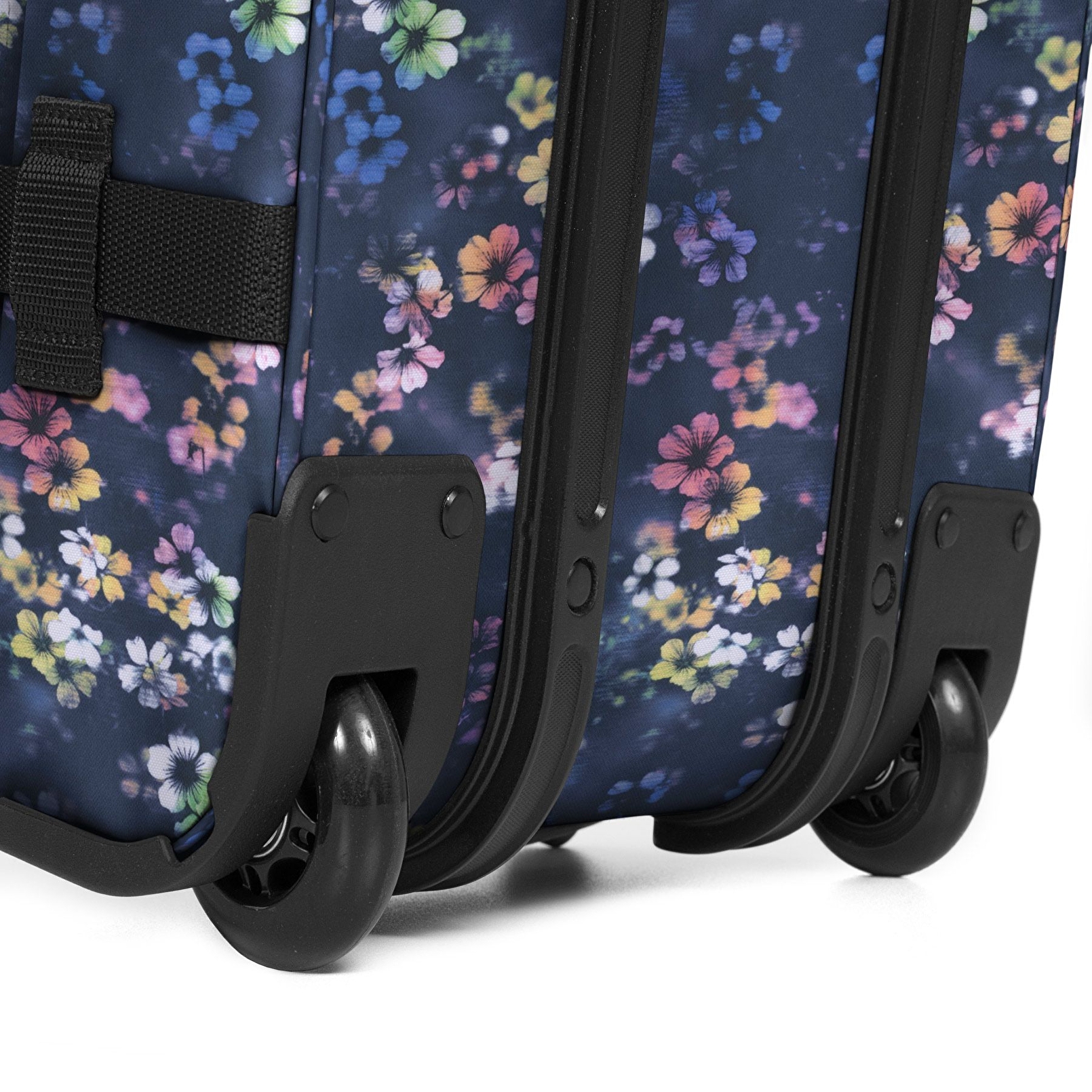 Eastpak TRANSIT'R S FLORA FADE NAVY TEKERLEKLİ VALİZ