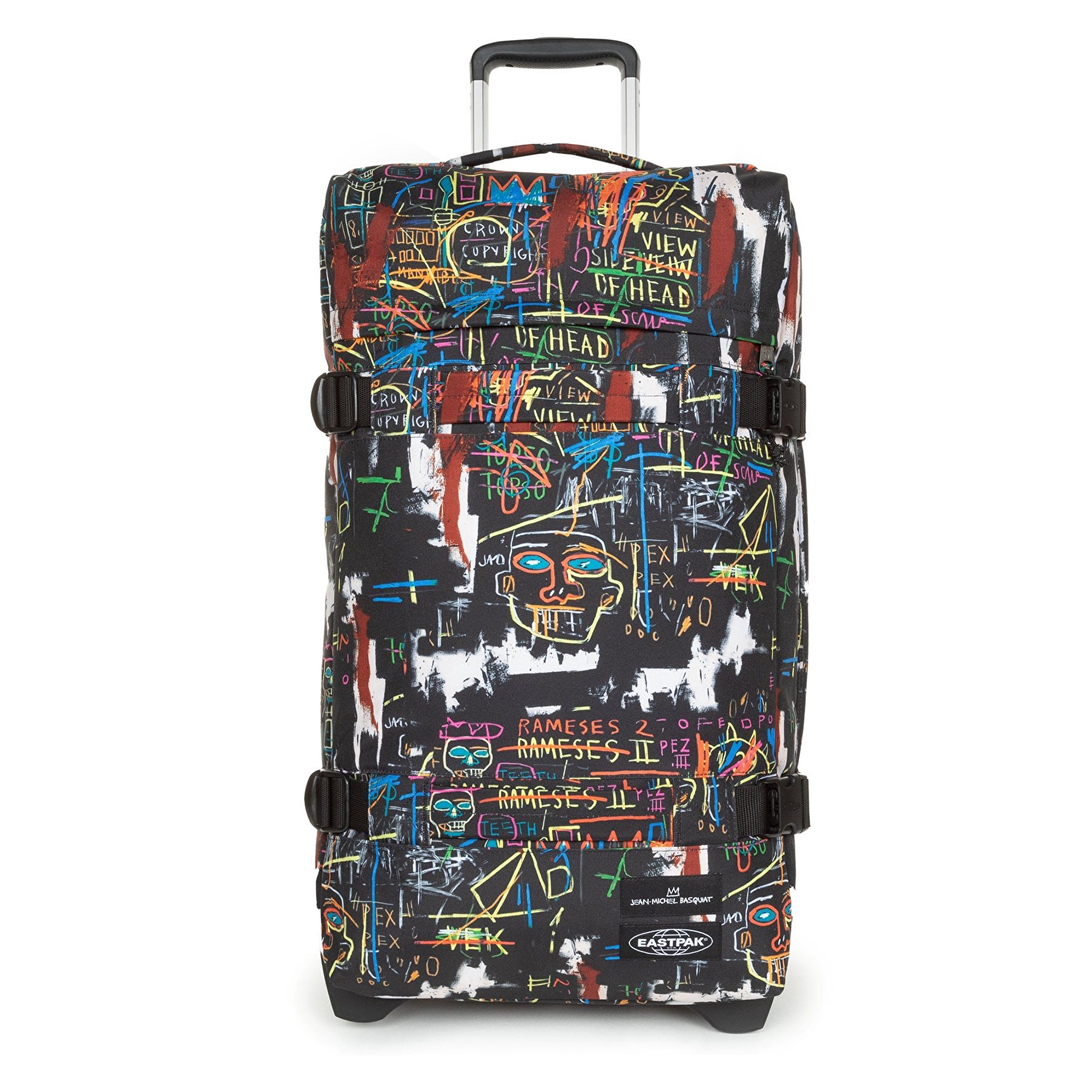 Eastpak BASQUIAT X EASTPAK TRANSIT'R L BASQUIAT KINGS OF EGYPT 2 TEKERLEKLİ VALİZ