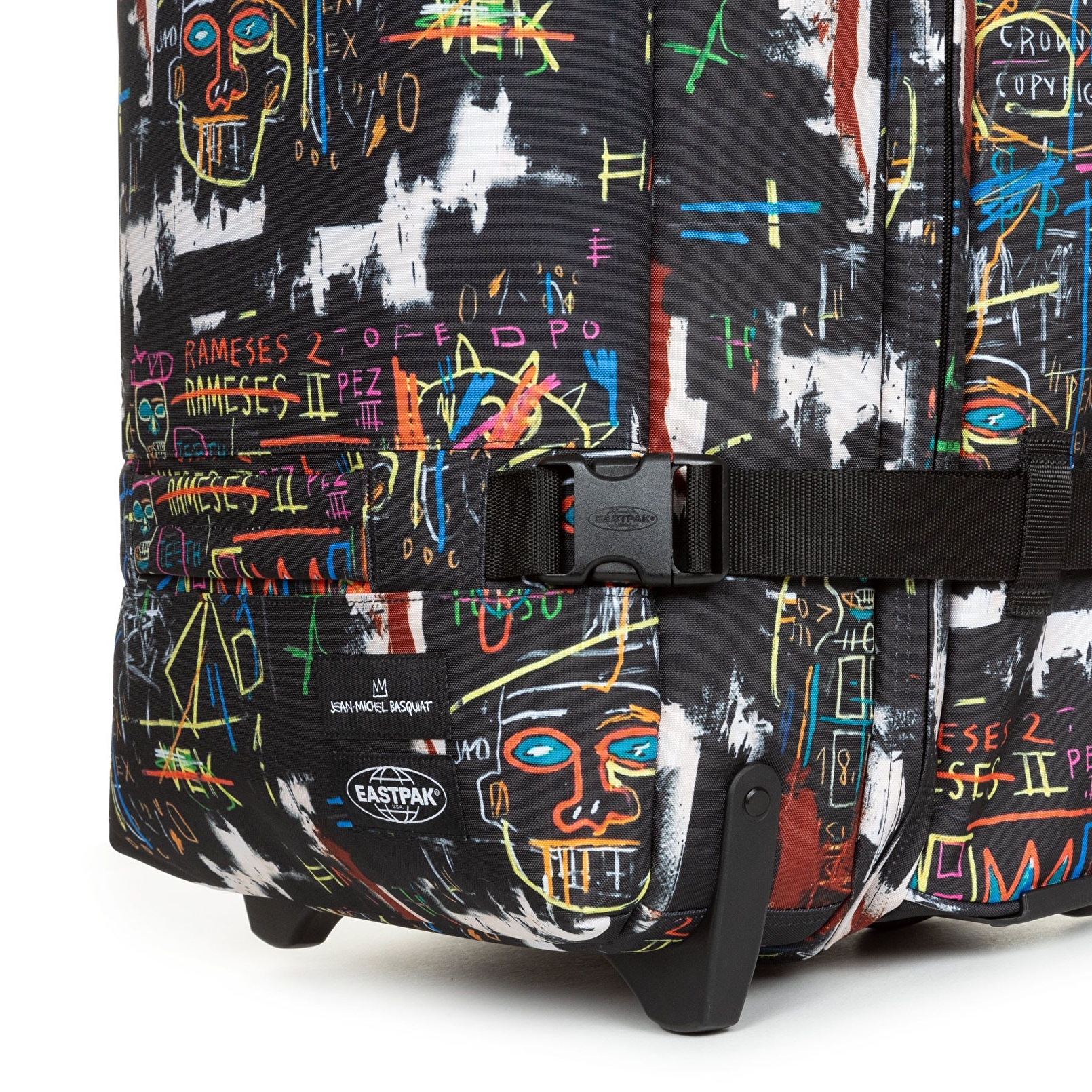 Eastpak BASQUIAT X EASTPAK TRANSIT'R L BASQUIAT KINGS OF EGYPT 2 TEKERLEKLİ VALİZ