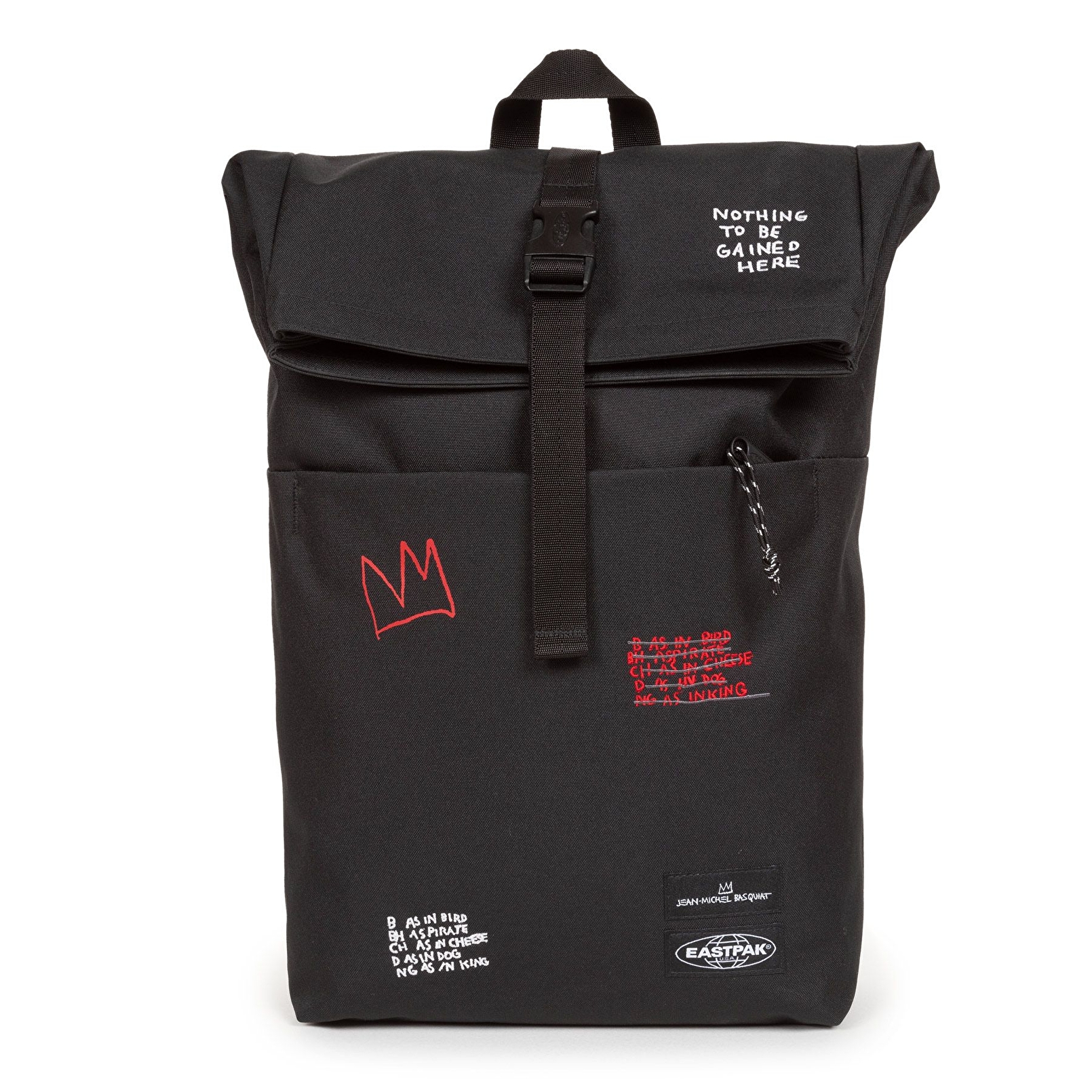 Eastpak BASQUIAT X EASTPAK UP ROLL BASQUIAT QUOTES SIRT ÇANTASI