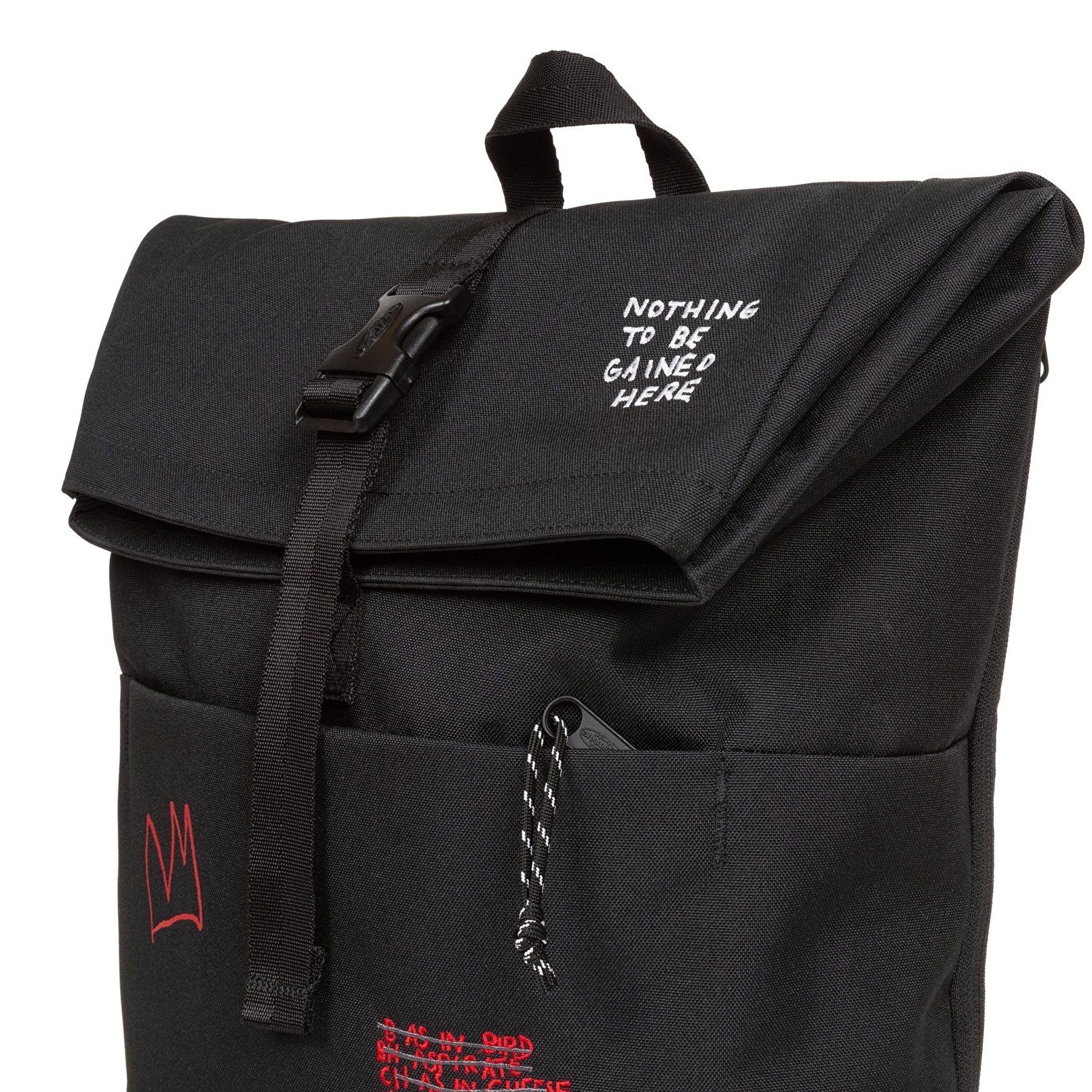 Eastpak BASQUIAT X EASTPAK UP ROLL BASQUIAT QUOTES SIRT ÇANTASI